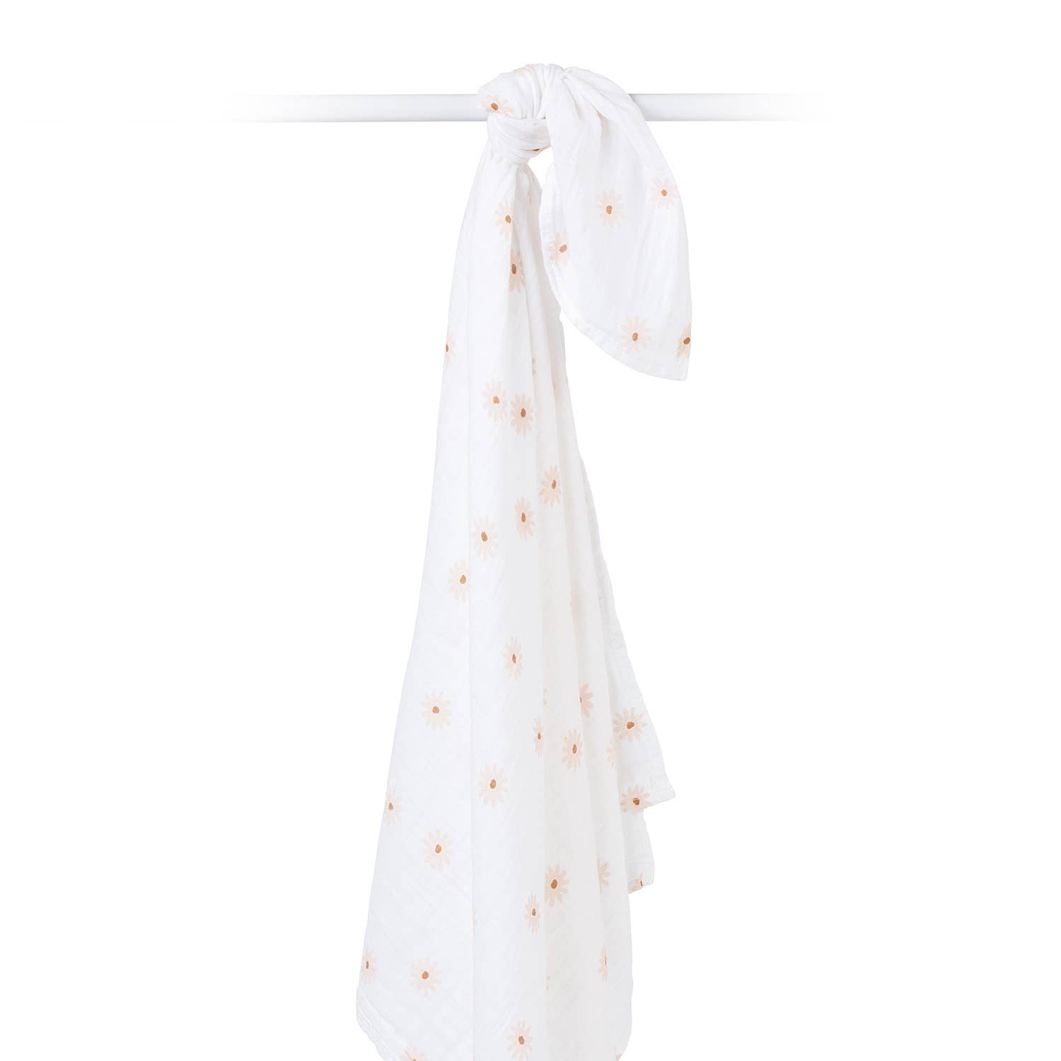 Lulujo - Couverture d'emmaillotage en mousseline de coton - Marguerites