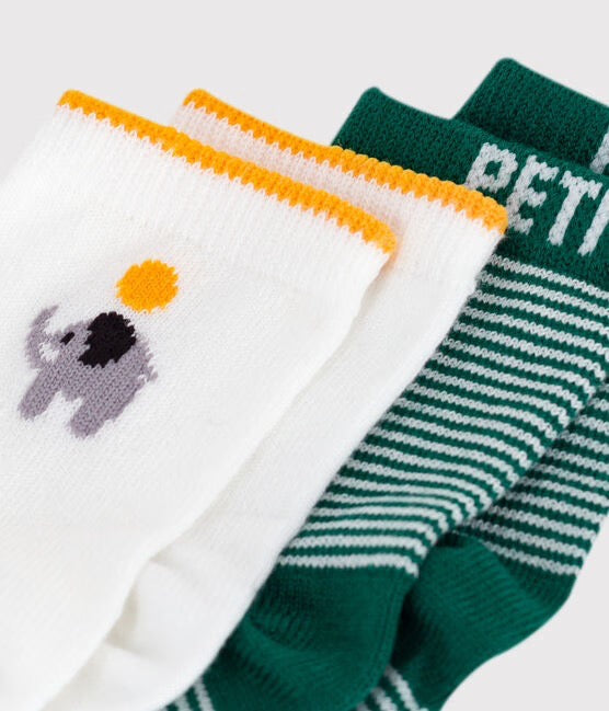 Petit Bateau - Lot de 2 Paires de Chaussettes
