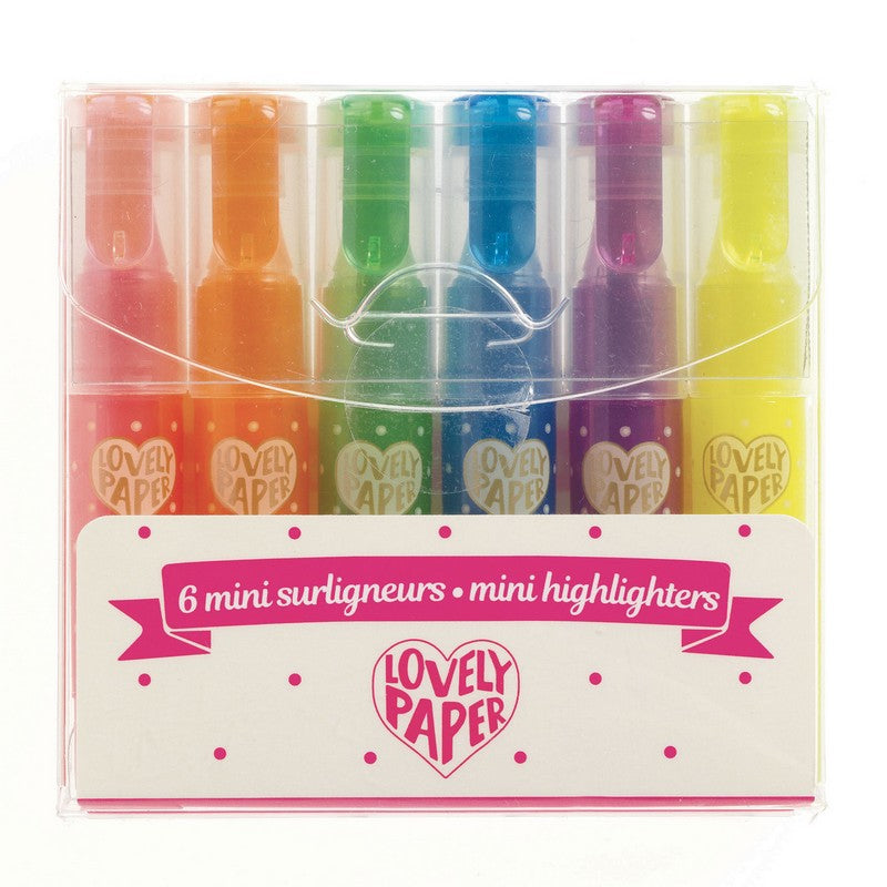 Djeco - 6 Mini Highlighter Pencils