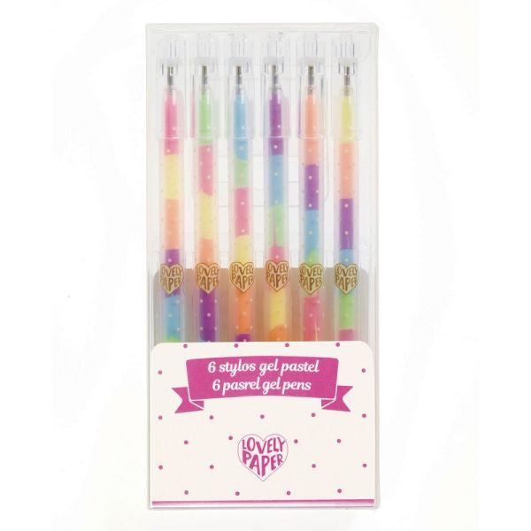 Djeco - 6 Crayons Gel Pastel