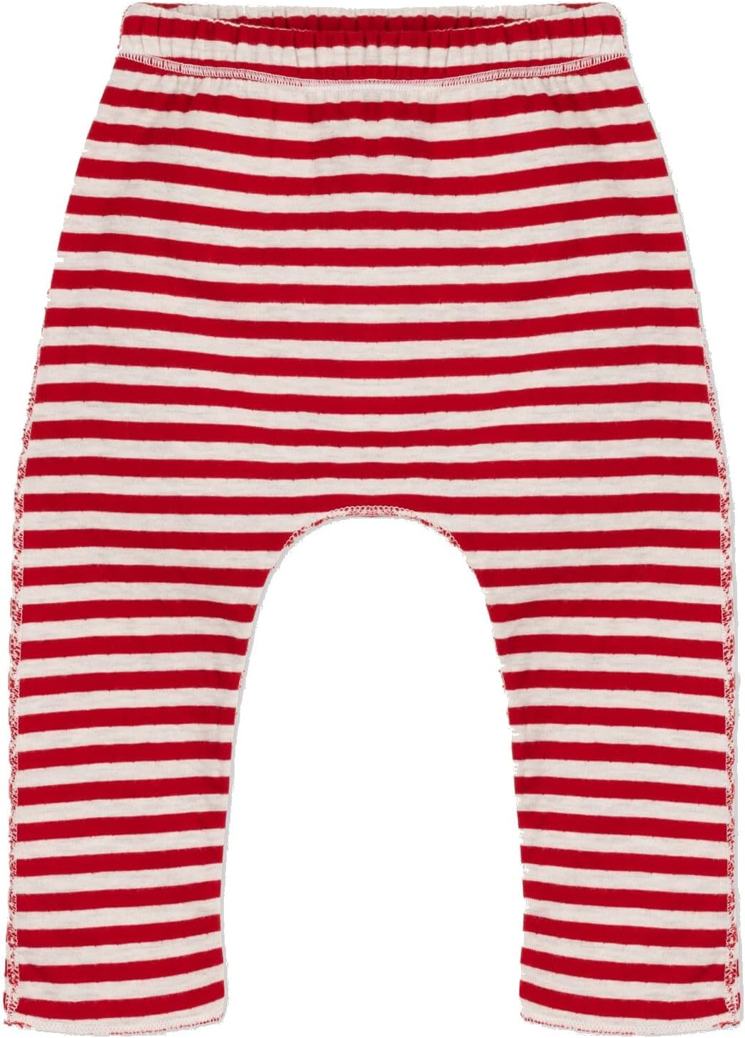 Petit Bateau - Stop/Montelimar Red Striped Trousers