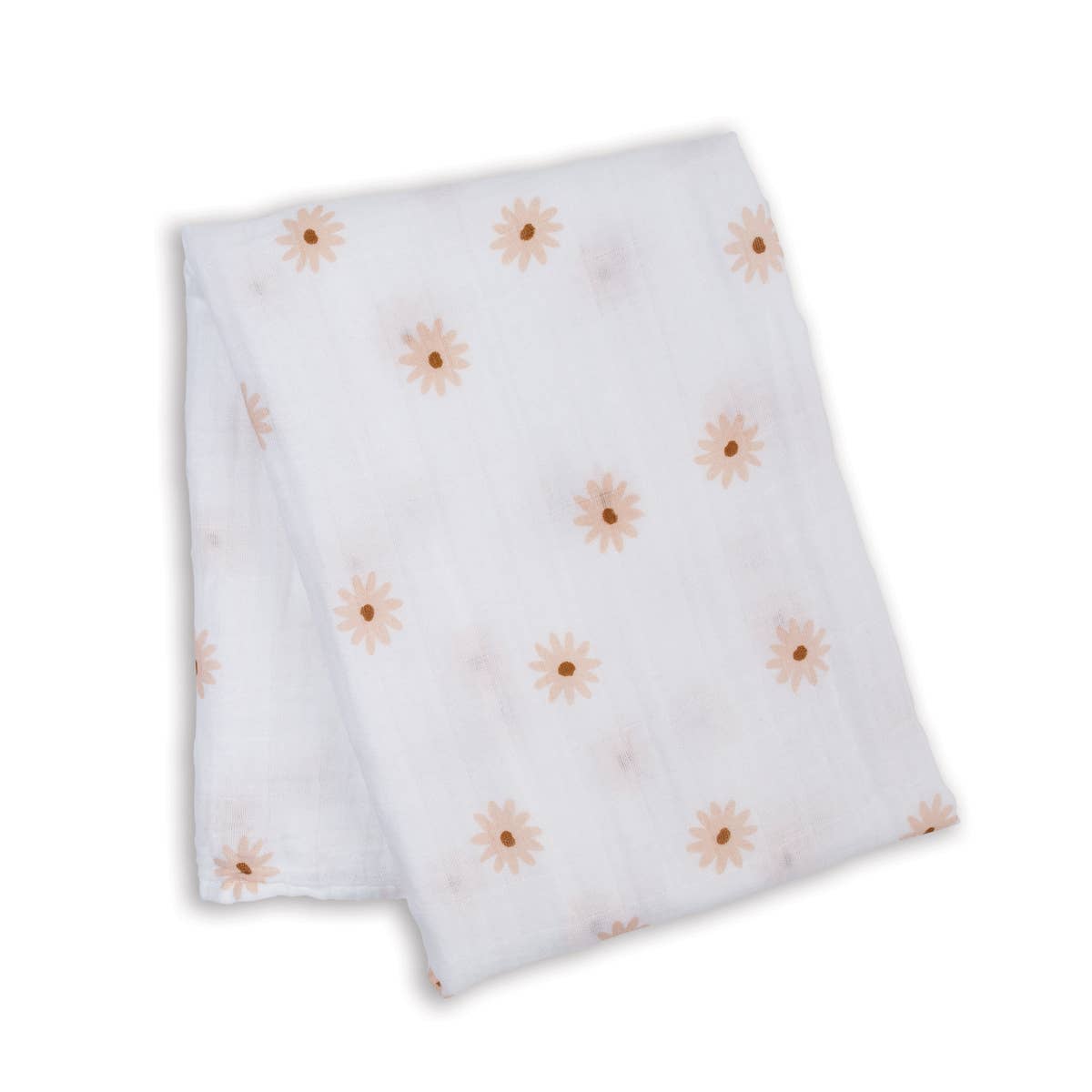 Lulujo - Couverture d'emmaillotage en mousseline de coton - Marguerites