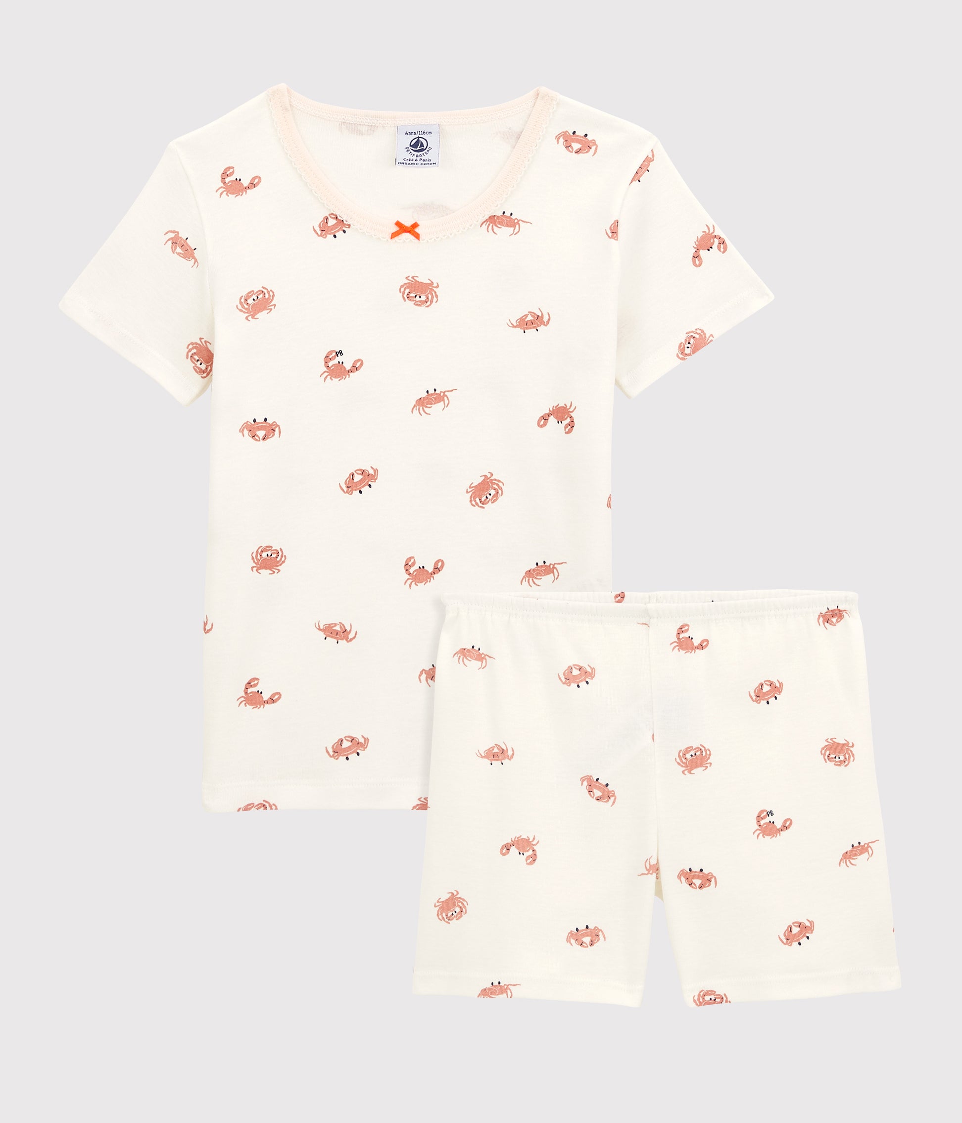 Pijama Corto De Mujer Petit Bateau - Algodón Con Tirantes A Rayas - Calidad Y Confort Reconocidos