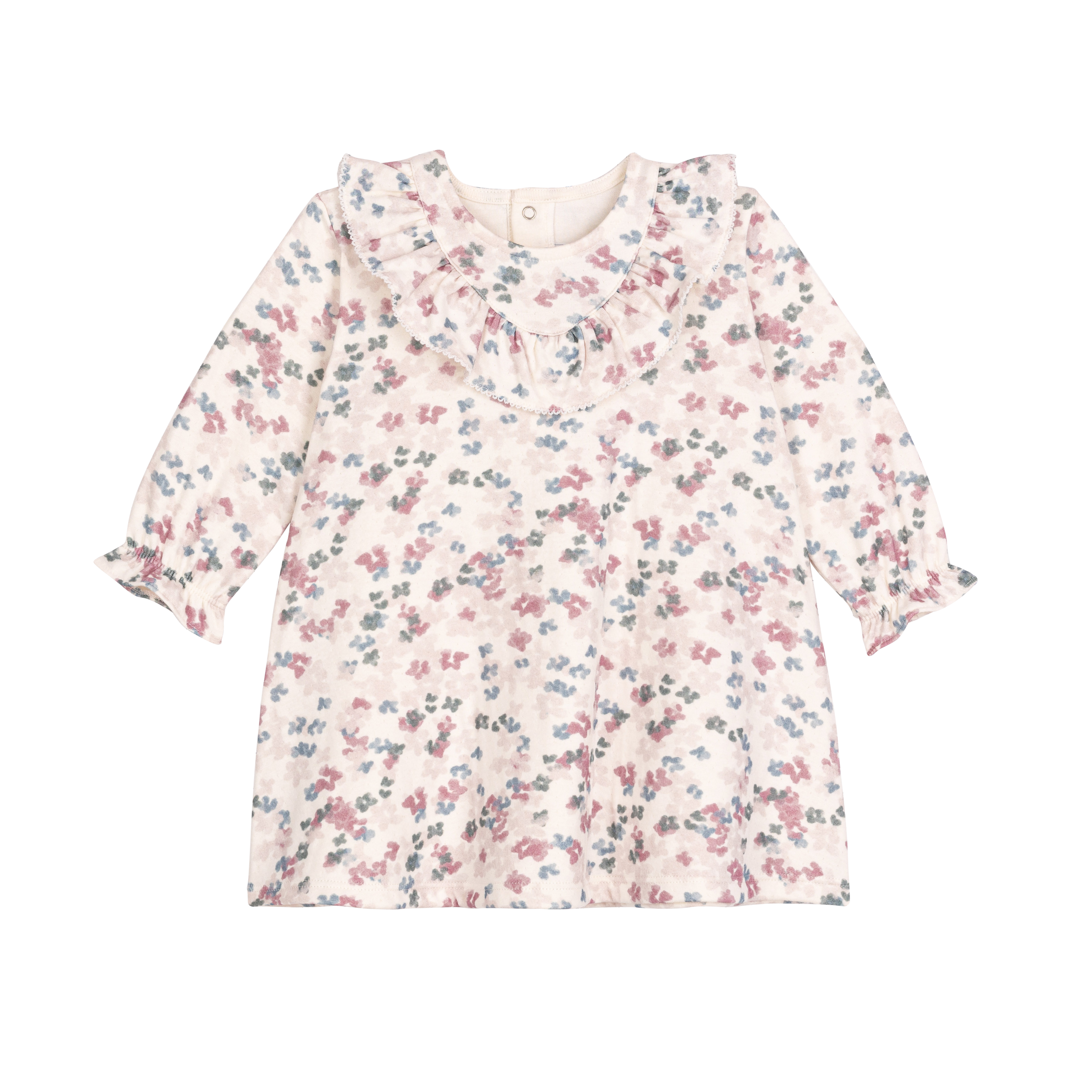 Petit Bateau - Long Sleeve Dress (Baby)