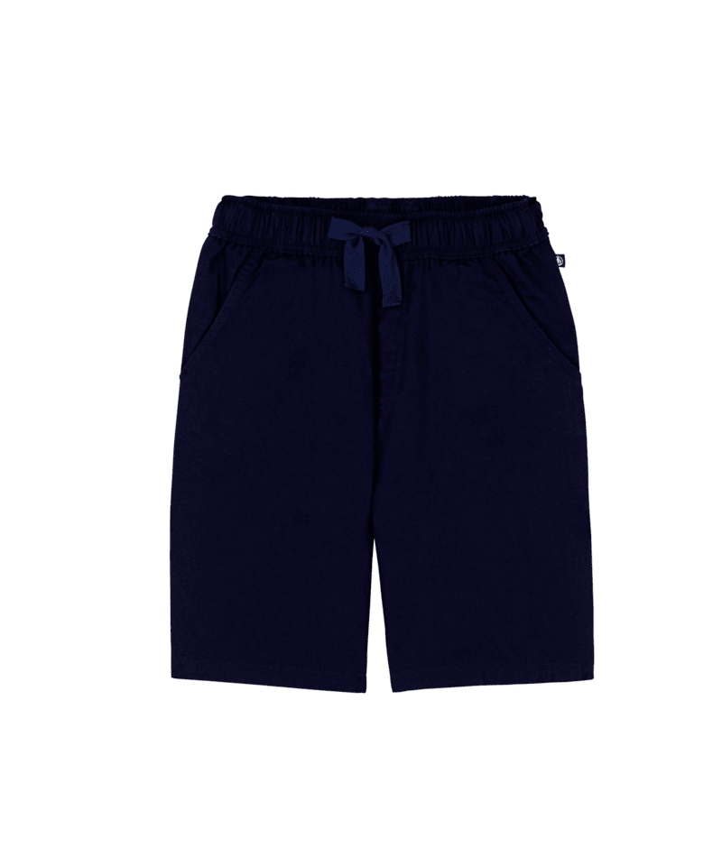 Petit Bateau - Children's Bermuda shorts in plain cotton
