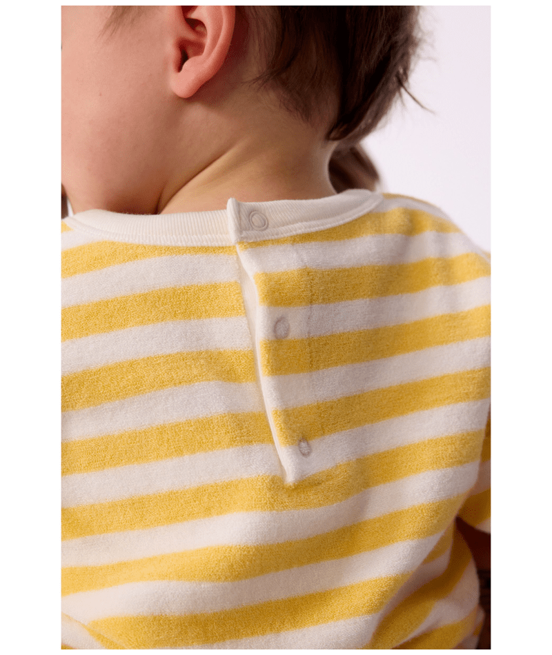 Petit Bateau - Sweatshirt bébé en coton imprimé