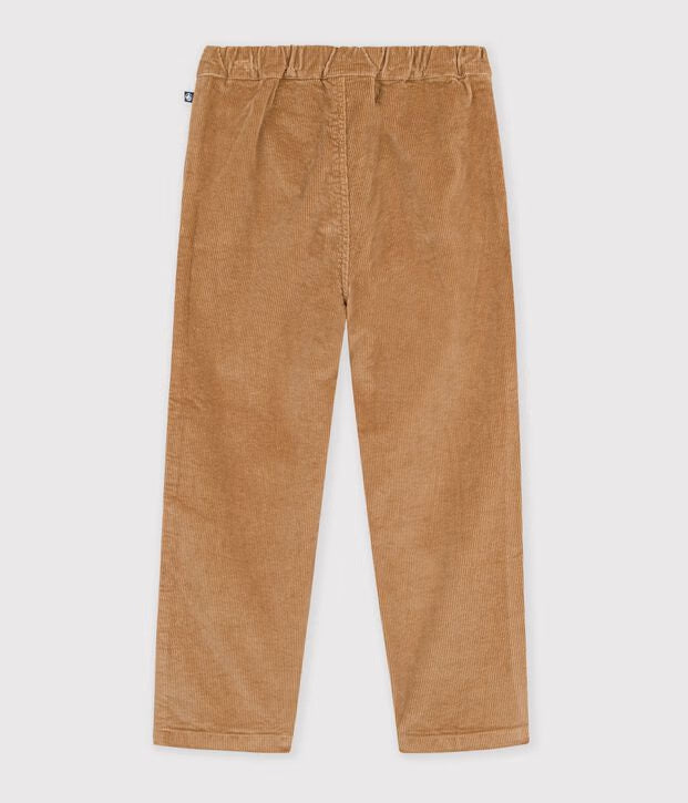 Petit Bateau - Pantalon droit enfant en velours