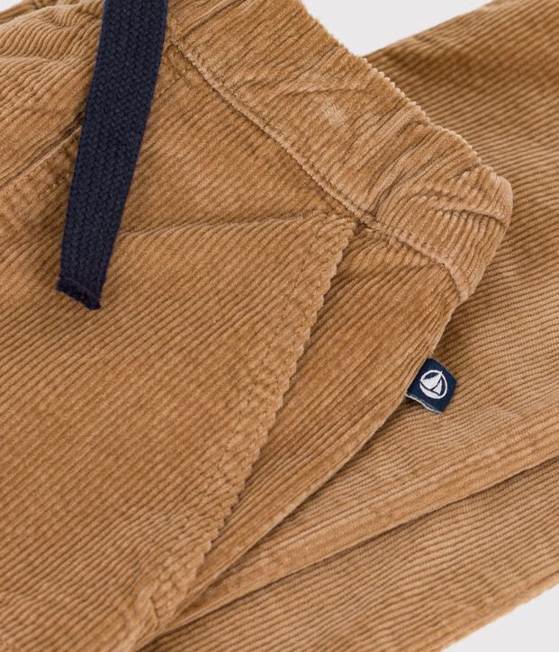 Petit Bateau - Pantalon droit enfant en velours