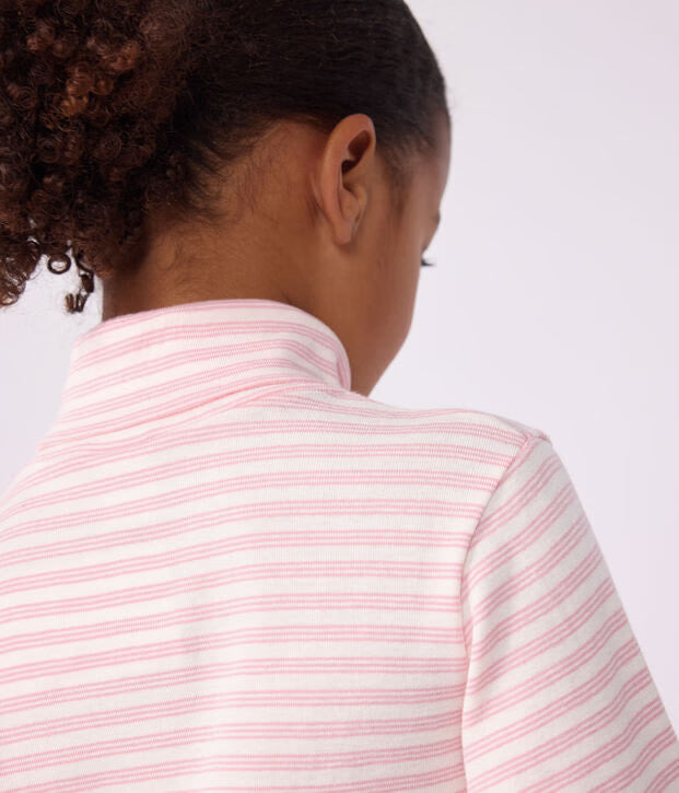Petit Bateau - Sous-pull enfant en coton à rayures