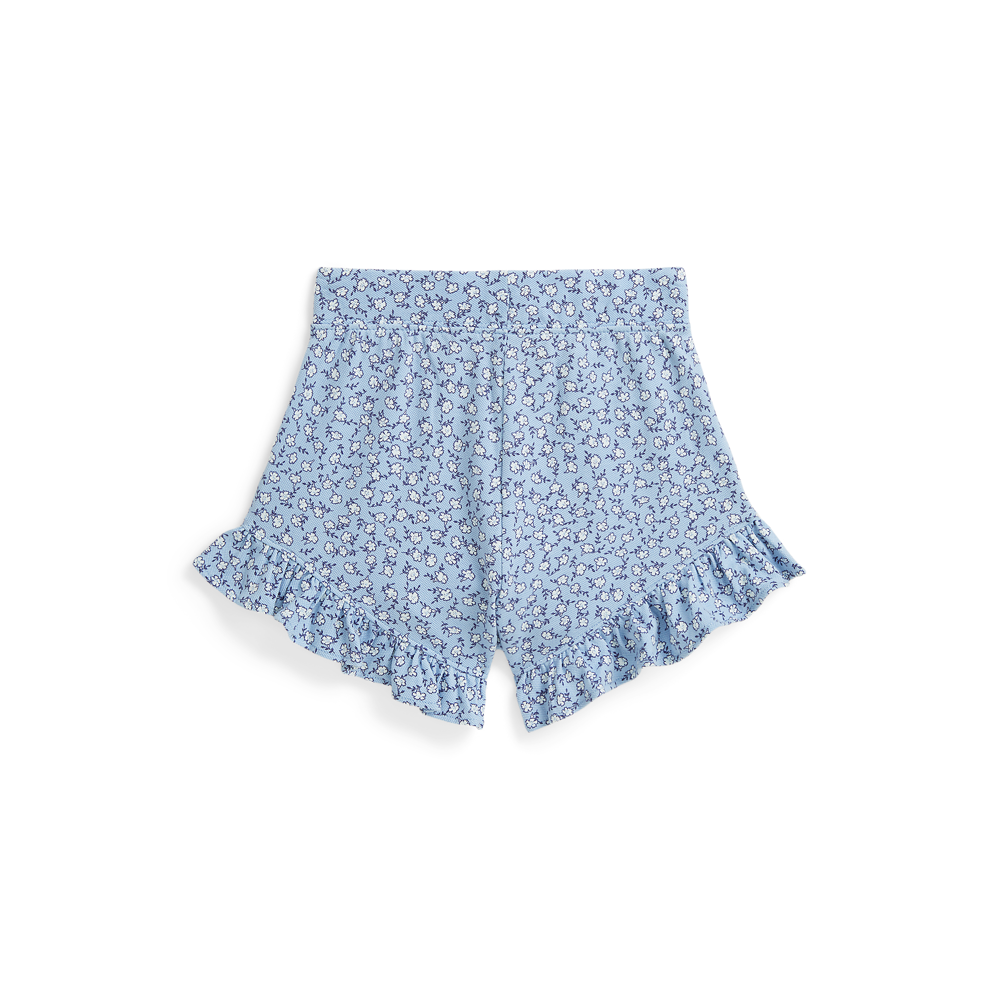 Polo Ralph Lauren - Short floral à volants en maille stretch