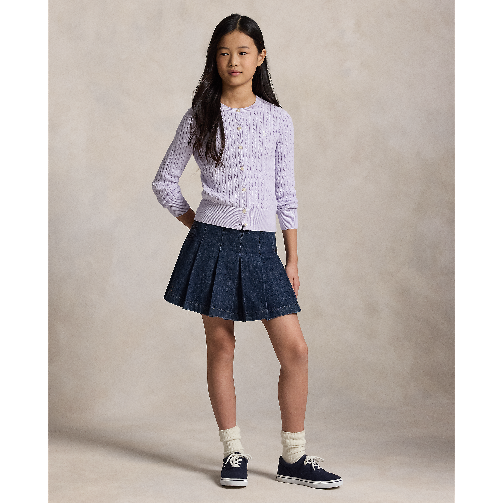 Polo Ralph Lauren - Mini-Cable Cotton Cardigan