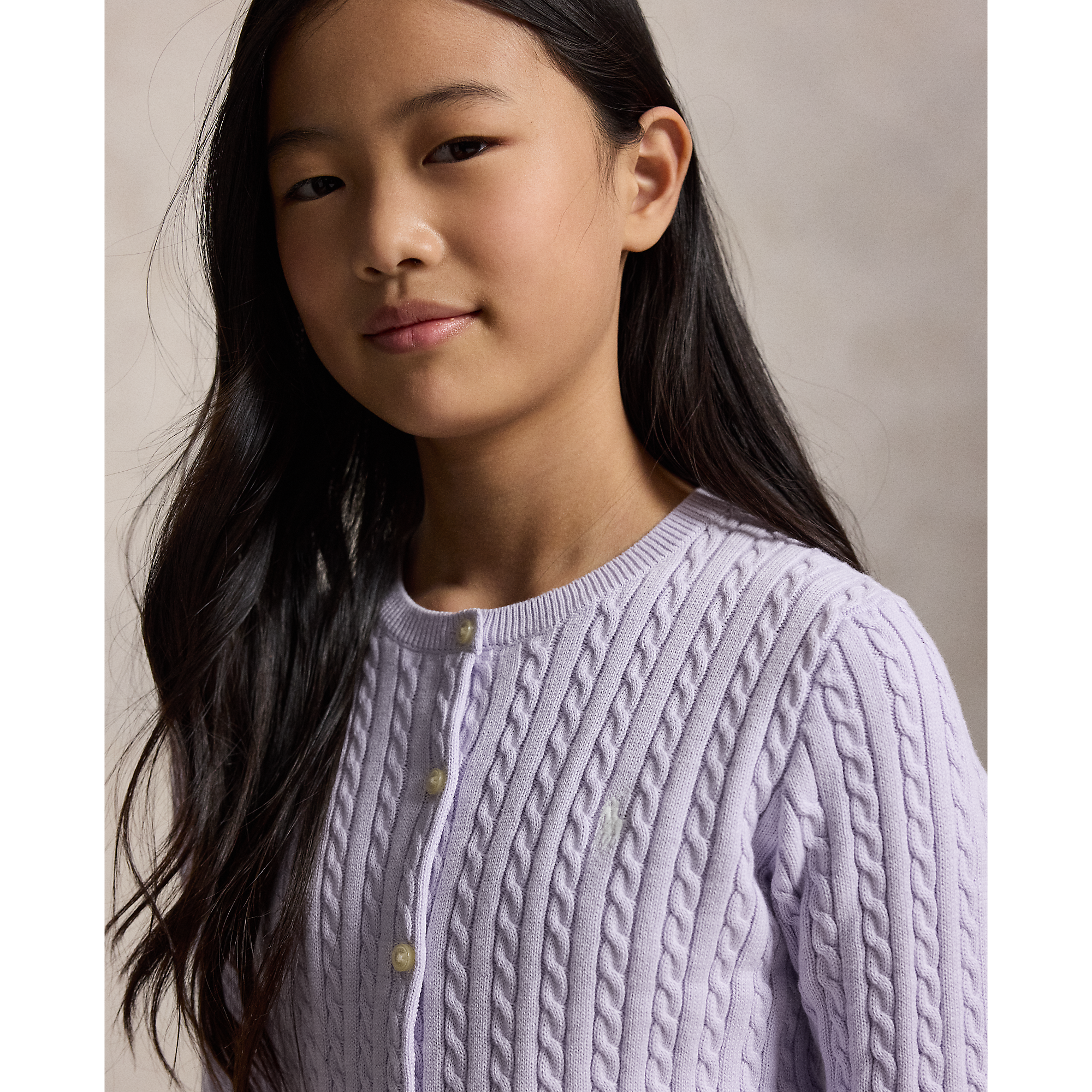 Polo Ralph Lauren - Mini-Cable Cotton Cardigan