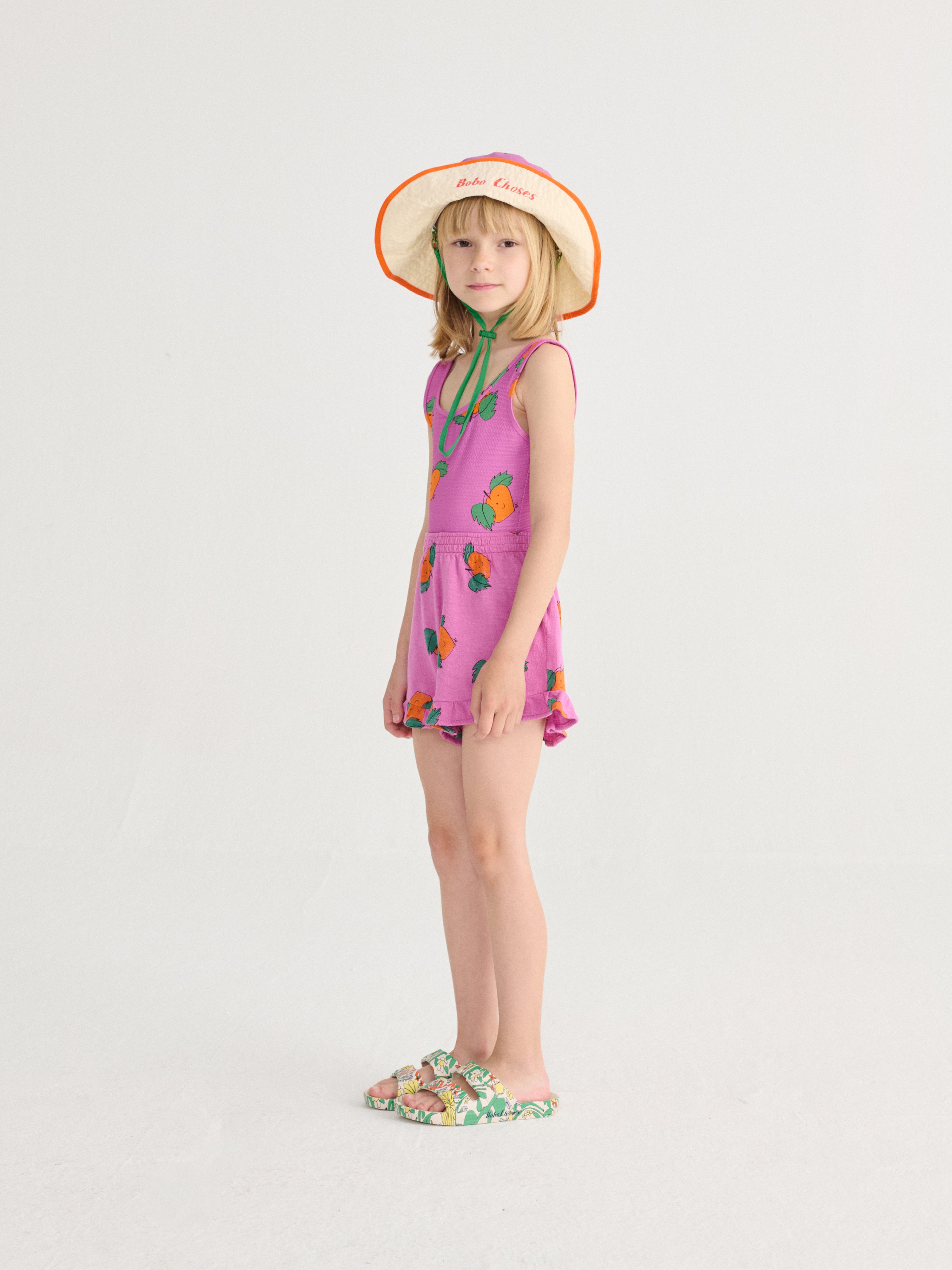 Bobo Choses - Short à Volants Tangerine