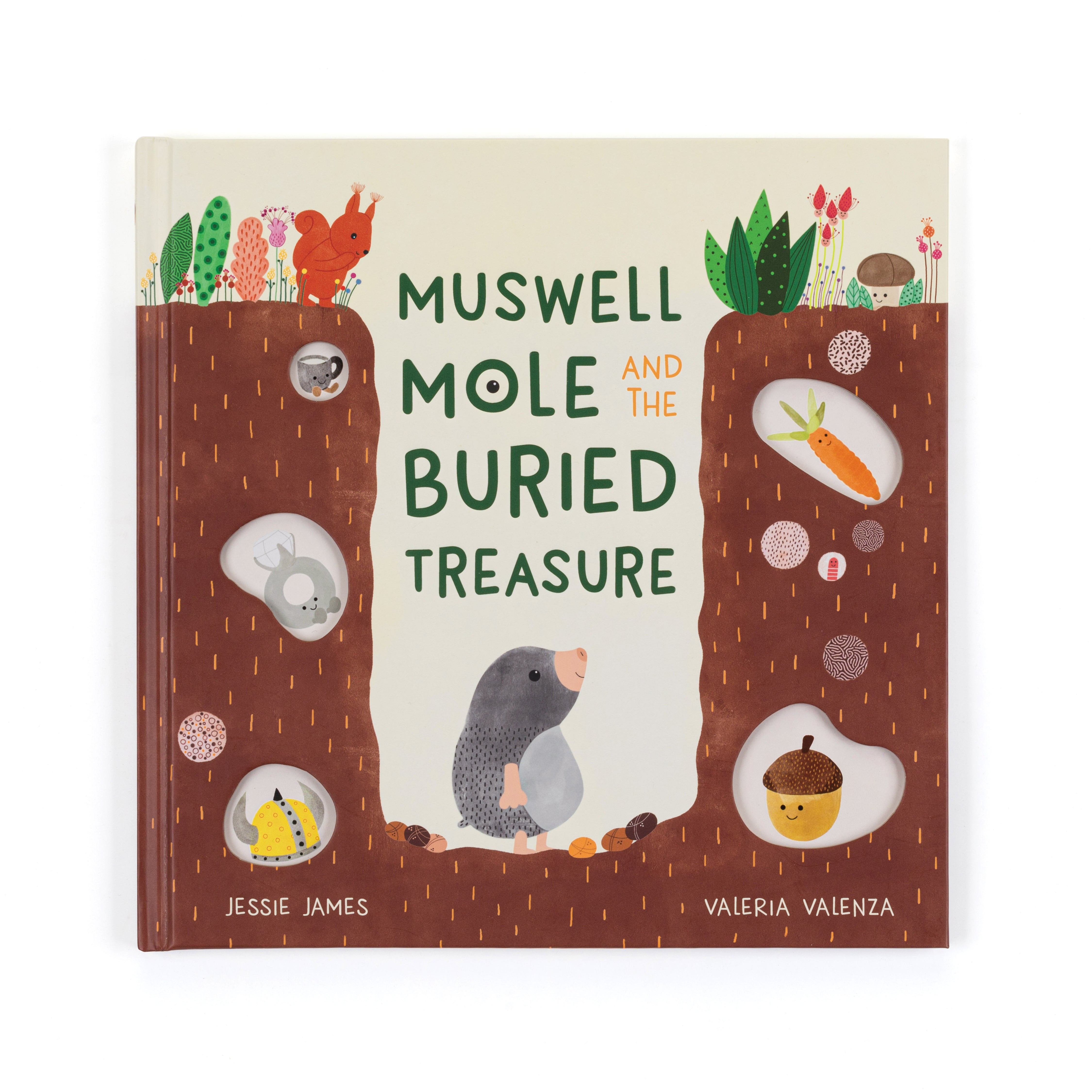 Jellycat - Book "Muswell Mole and the Buried Treasure"