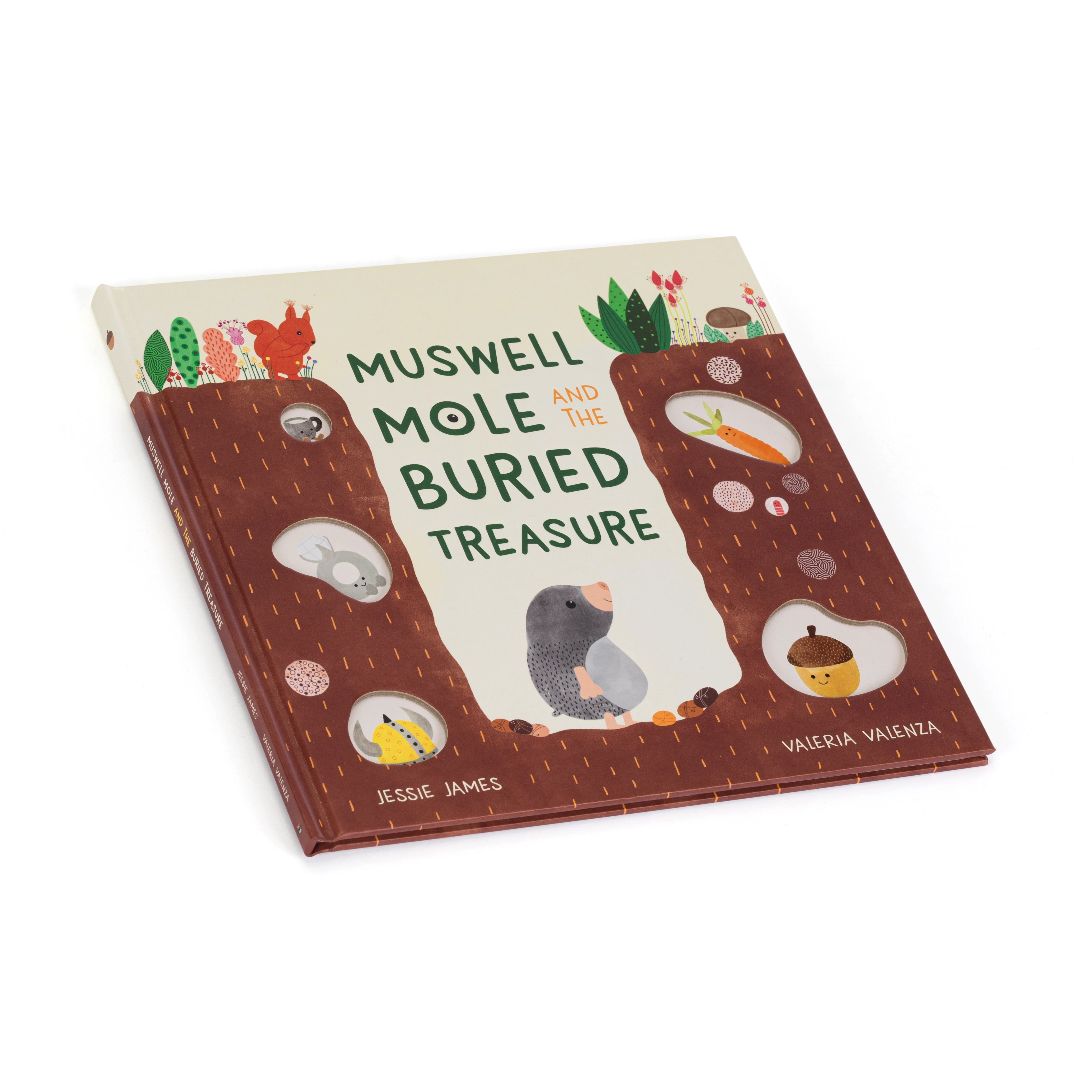 Jellycat - Book "Muswell Mole and the Buried Treasure"