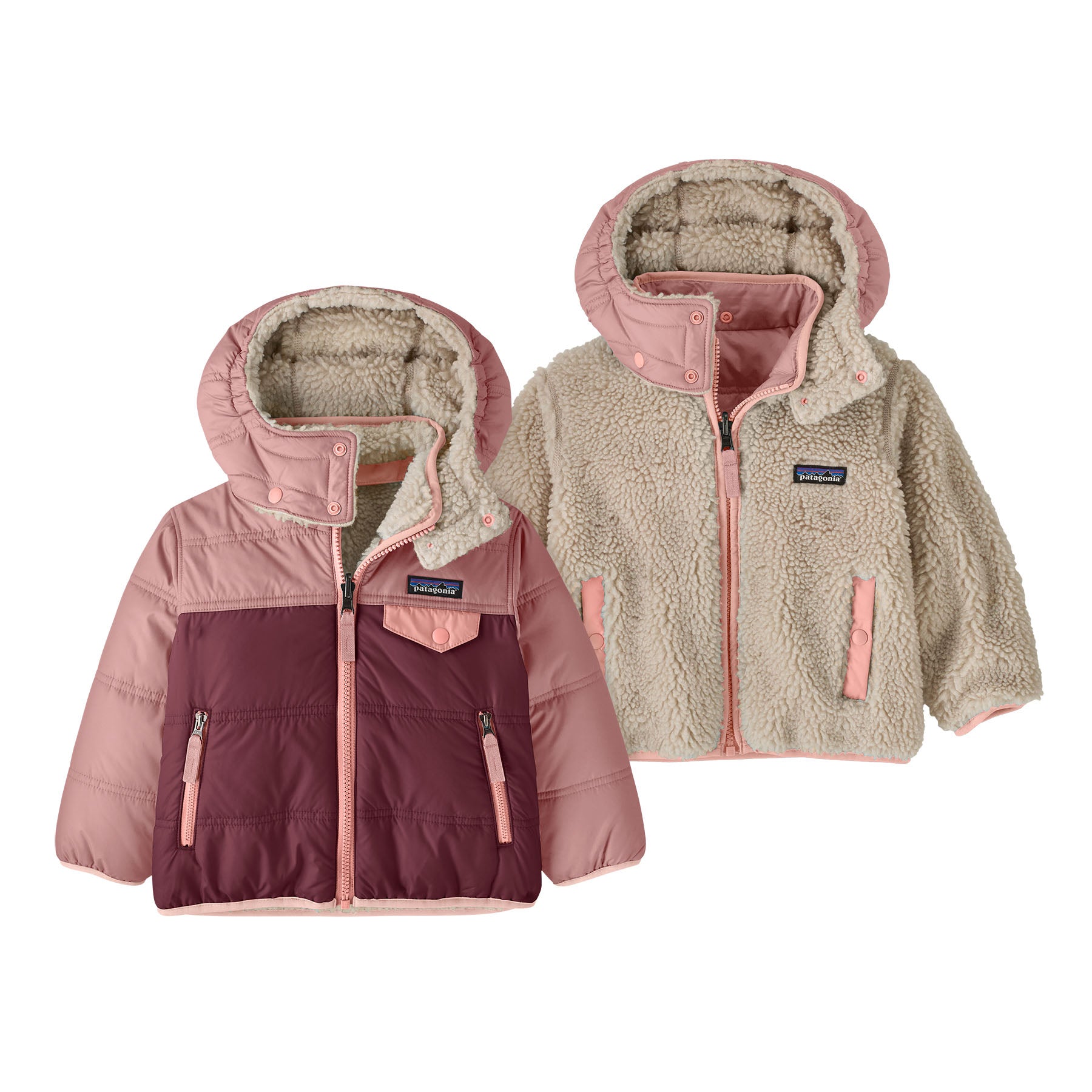 Patagonia - Baby Reversible Tribbles Hooded Jacket