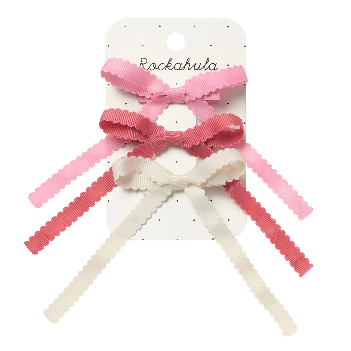 Rockahula - Scalloped Bow Tie Clips