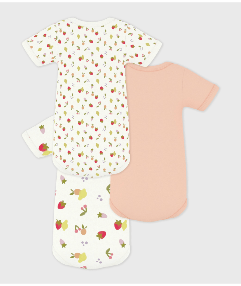 Petit Bateau - Set of 3 Fruit-Themed Diaper Covers