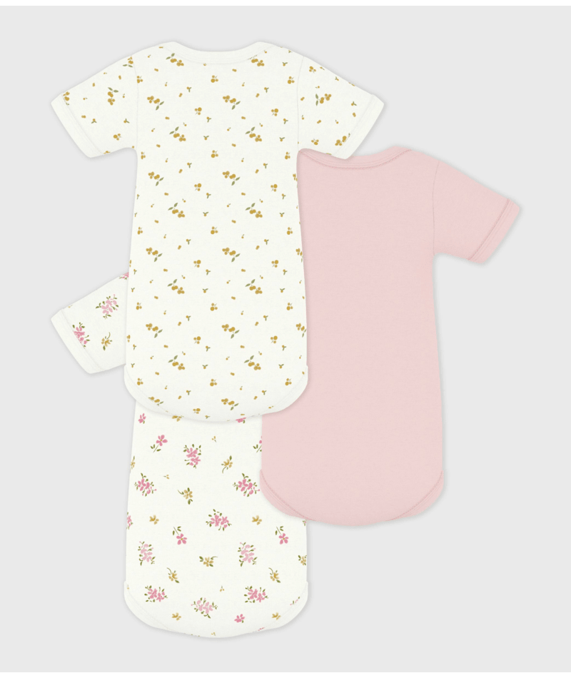 Petit Bateau - Set of 3 Floral Diaper Covers