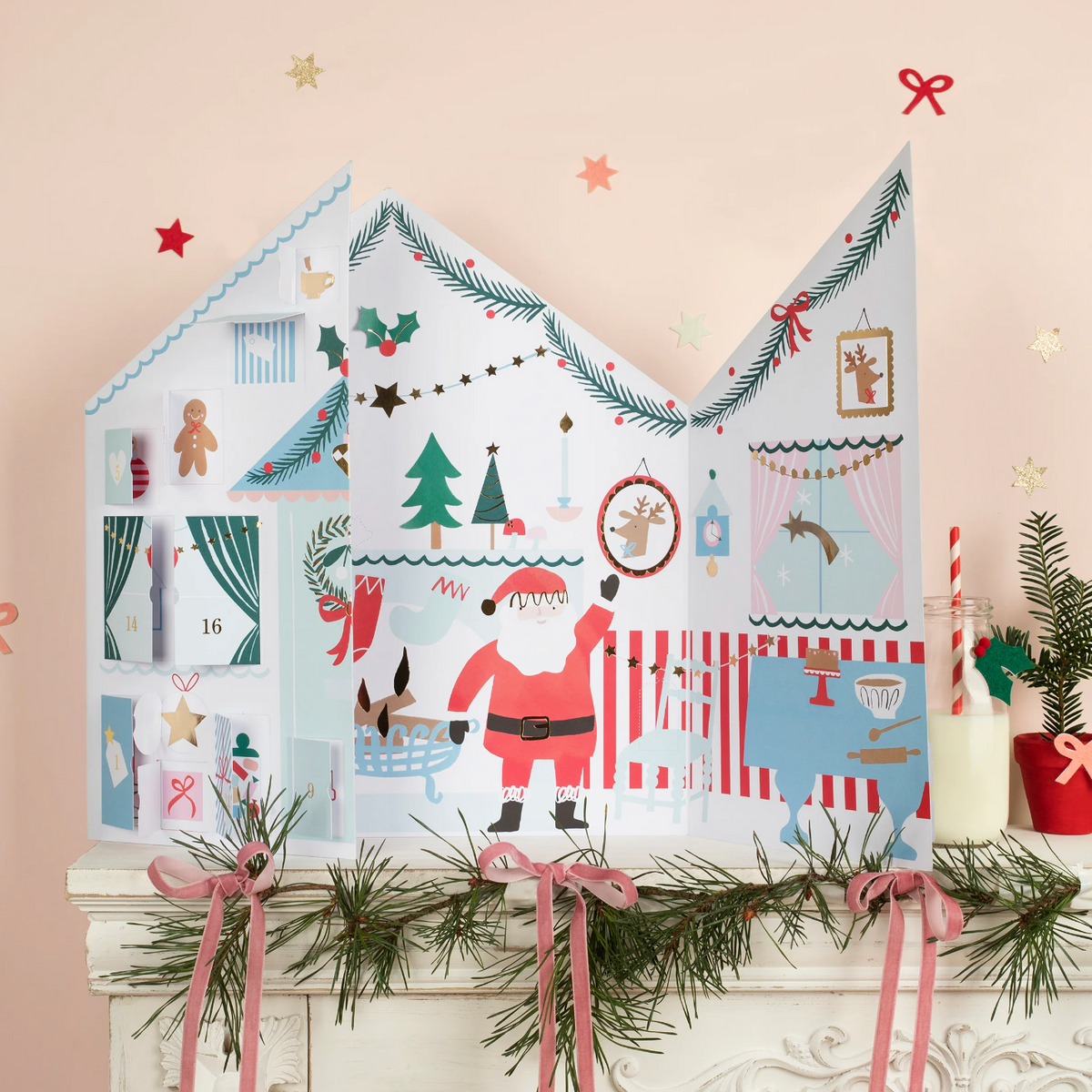 Meri Meri - "Santa's Cabin" Advent Calendar
