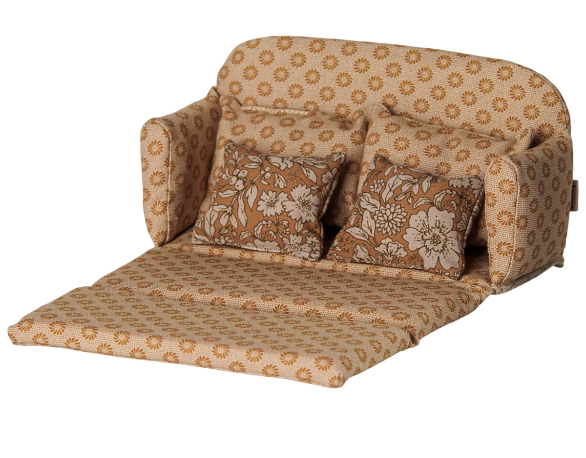 Maileg - Canapé-Lit, Souris, Large, Ocre
