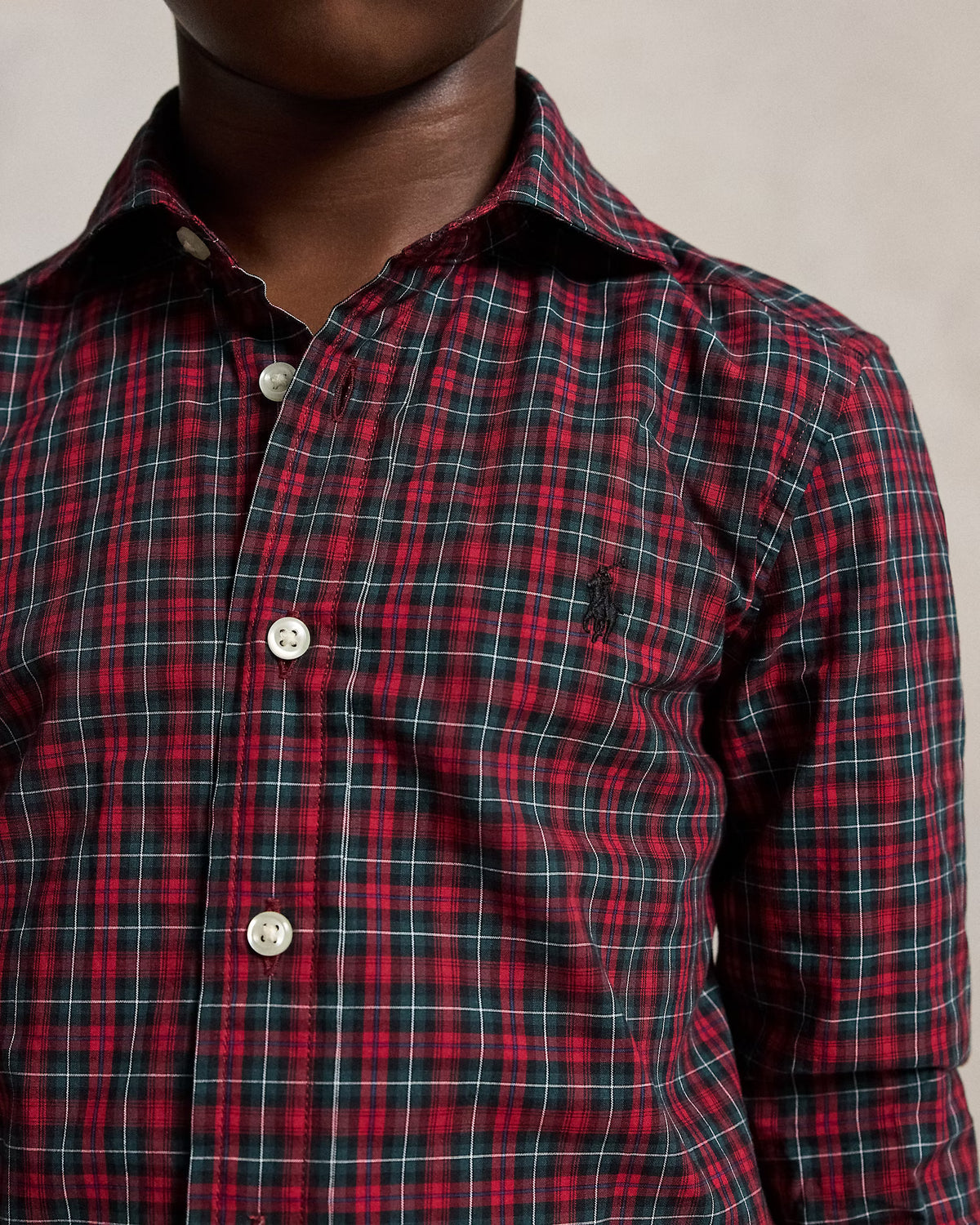 Polo Ralph Lauren - Cotton Poplin Checkered Shirt