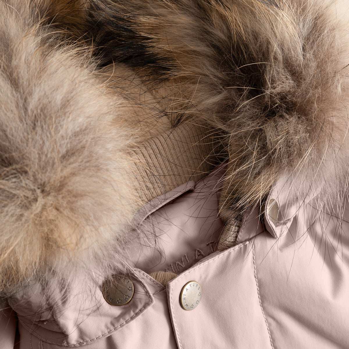 Mini A Ture - 2-piece Winter Coat Wally Fur + Walentex Dungarees