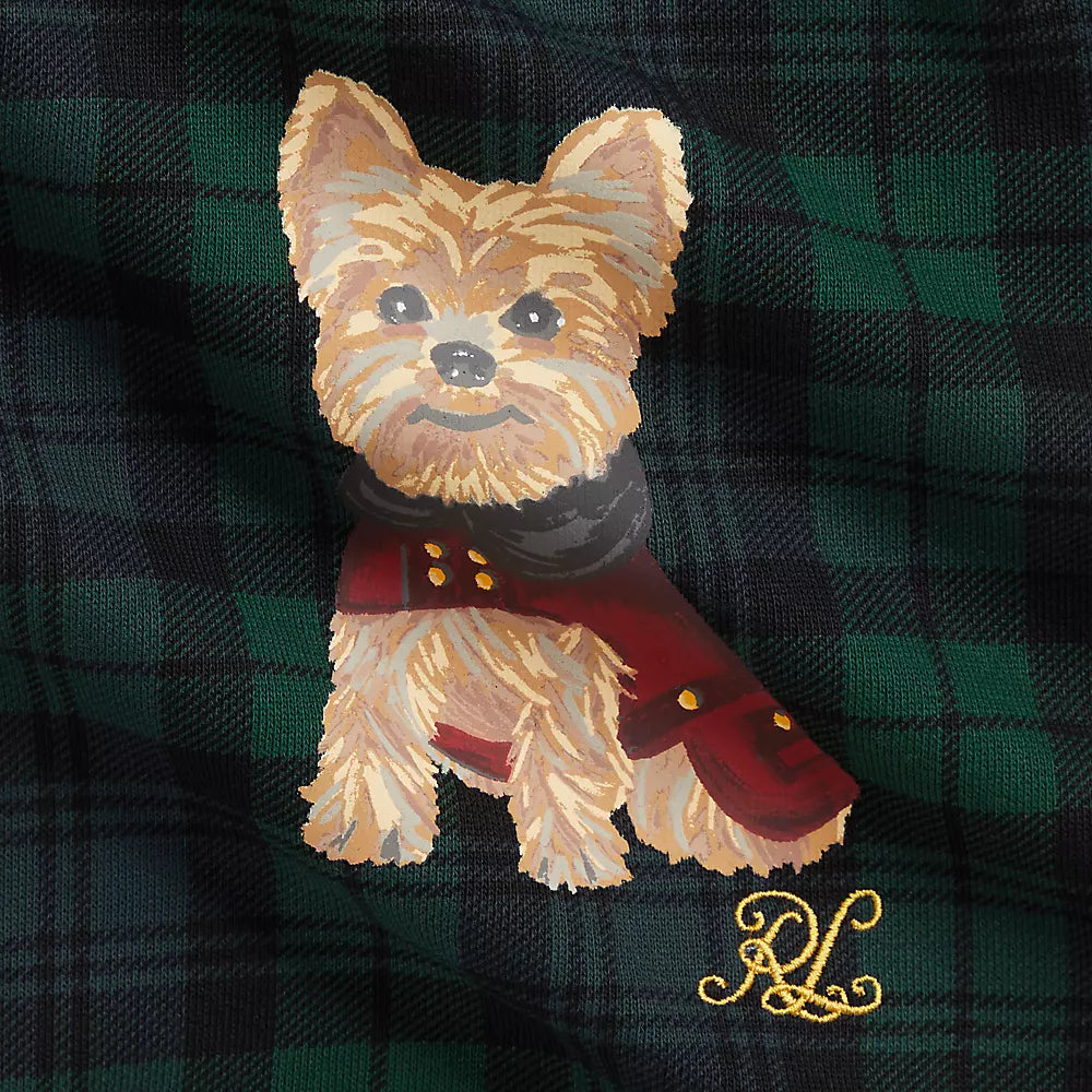 Polo Ralph Lauren - Ensemble molletonné à carreaux motif chien
