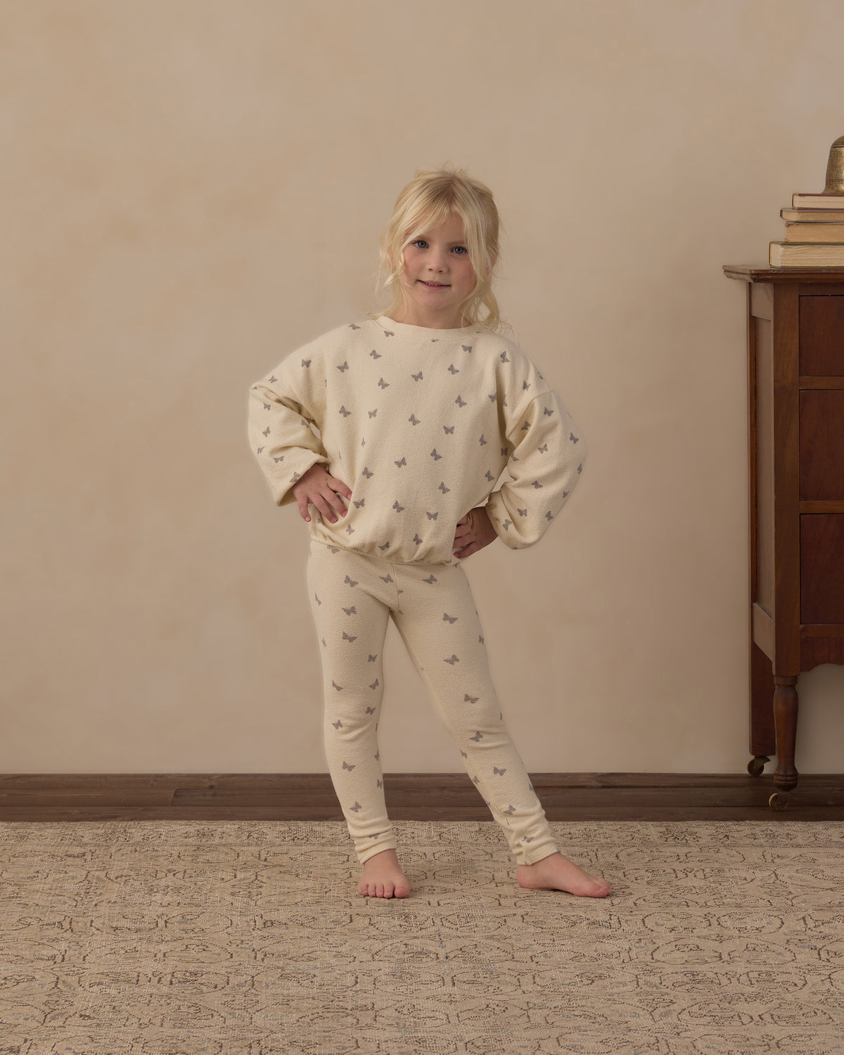 Rylee & Cru - Ensemble à motif papillons et petites fleurs