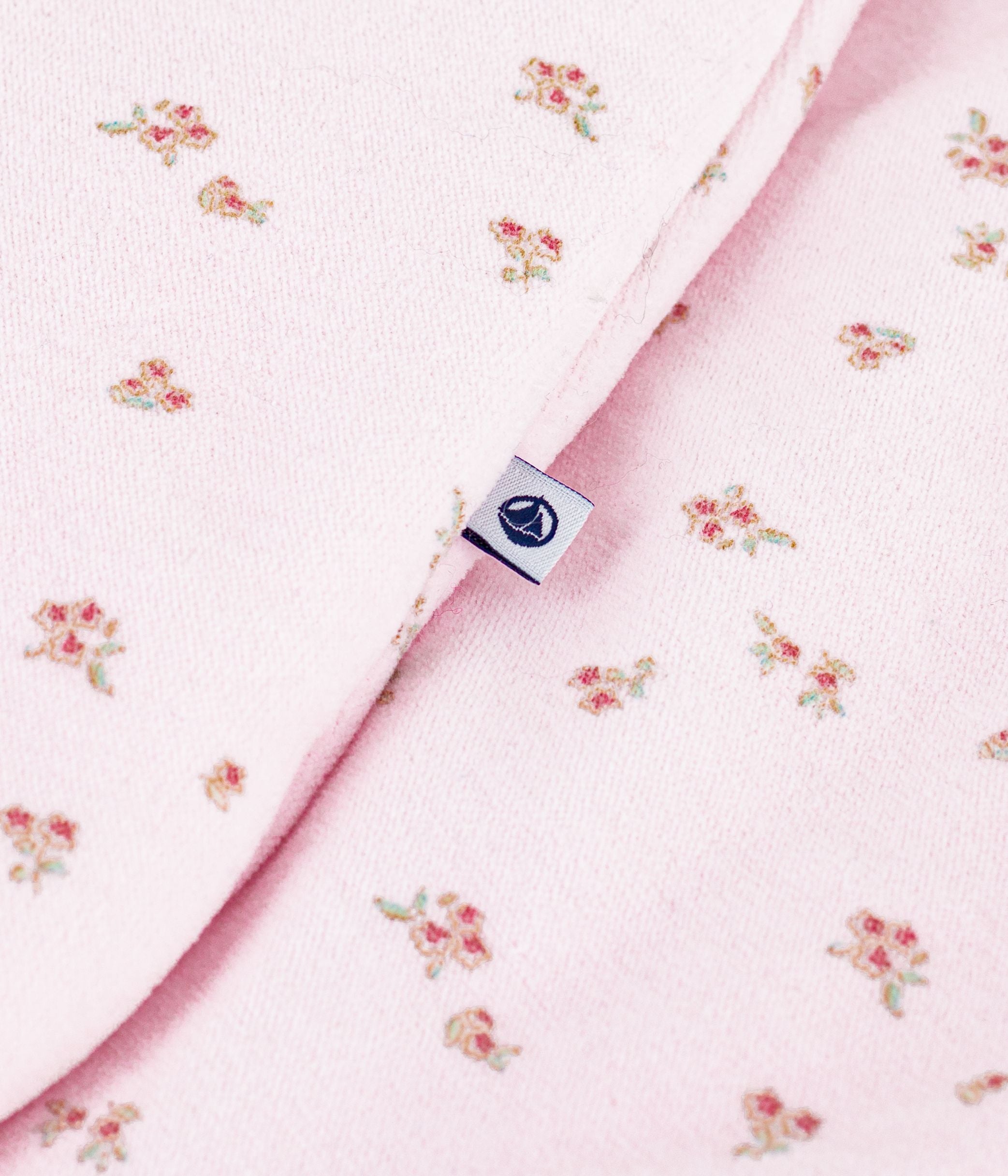 Petit Bateau - Gigoteuse bébé en velours imprimé fleurs TOG 3