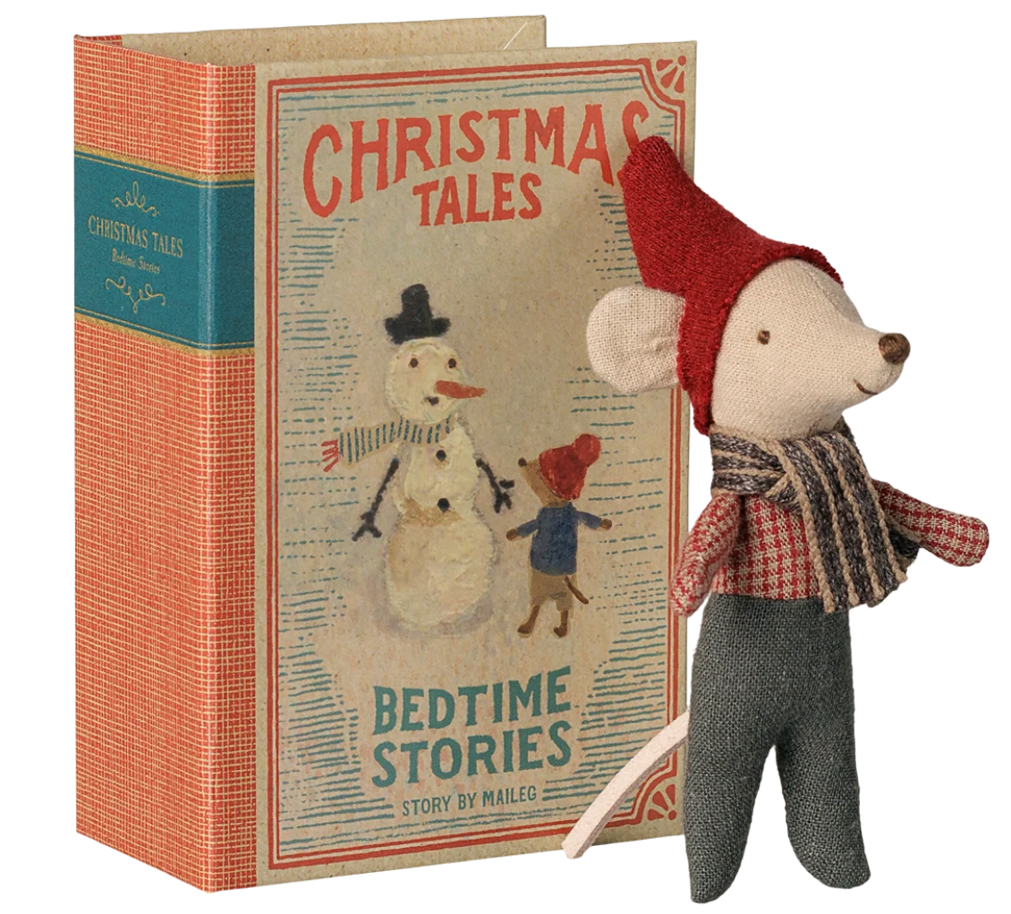 Maileg - Souris de Noël, Bébé dans son coffret livre