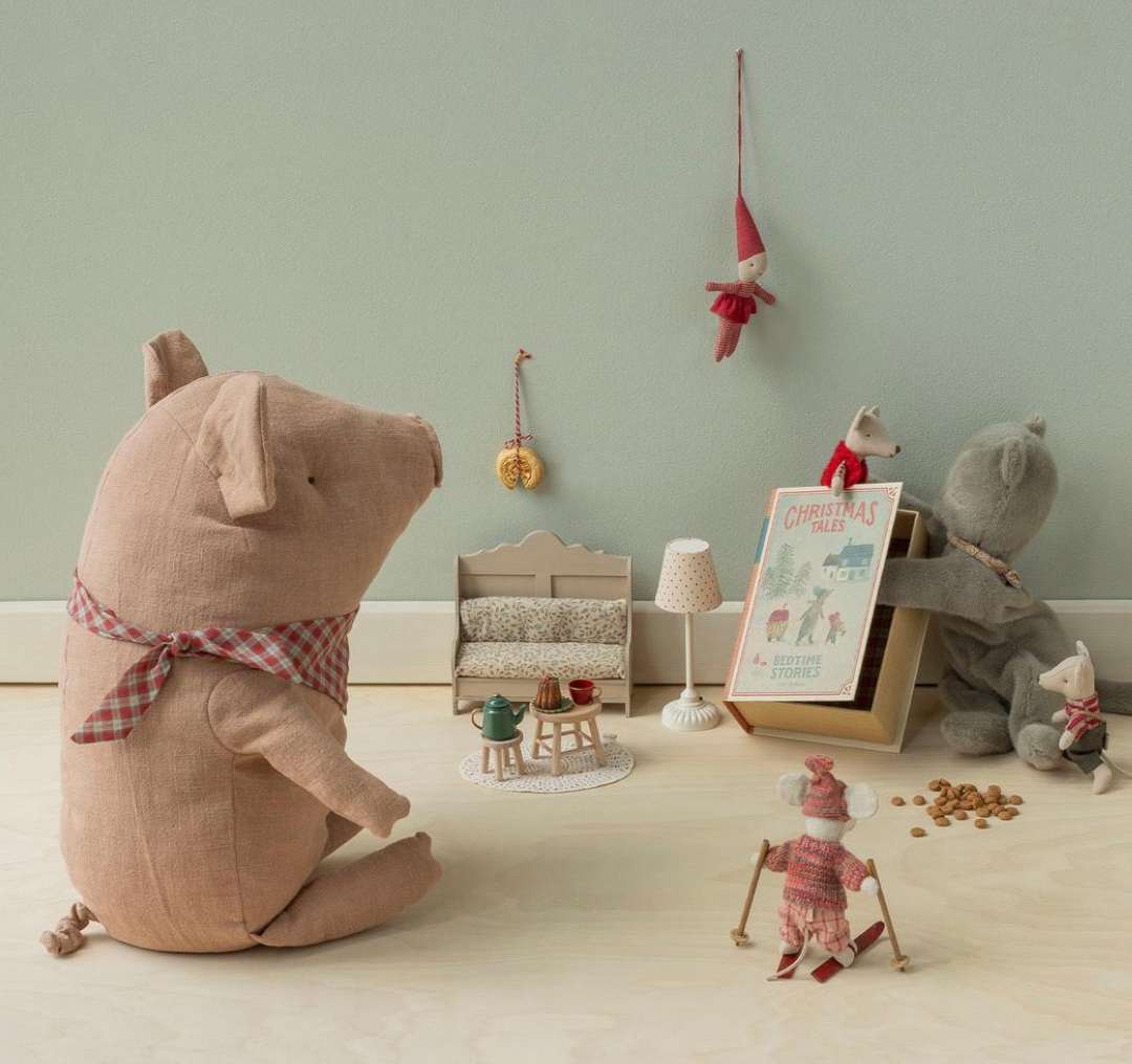 Maileg - Jumeaux Souris de Noël, Petite soeur & Petit frère dans leur coffret livre