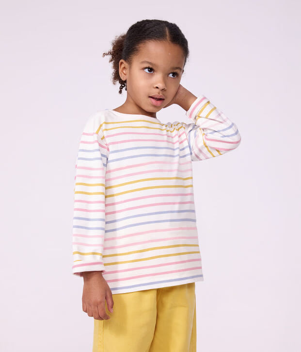Petit Bateau - Marinière enfant en coton à rayures