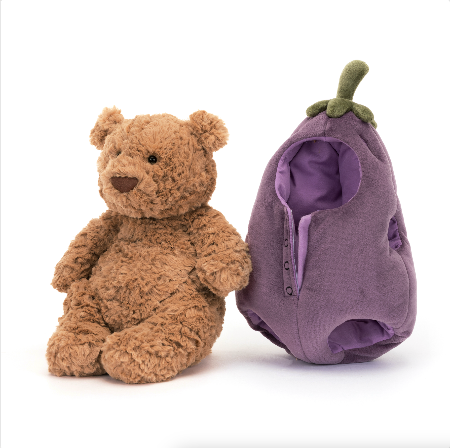 Jellycat - Bartholomew Bear Aubergine