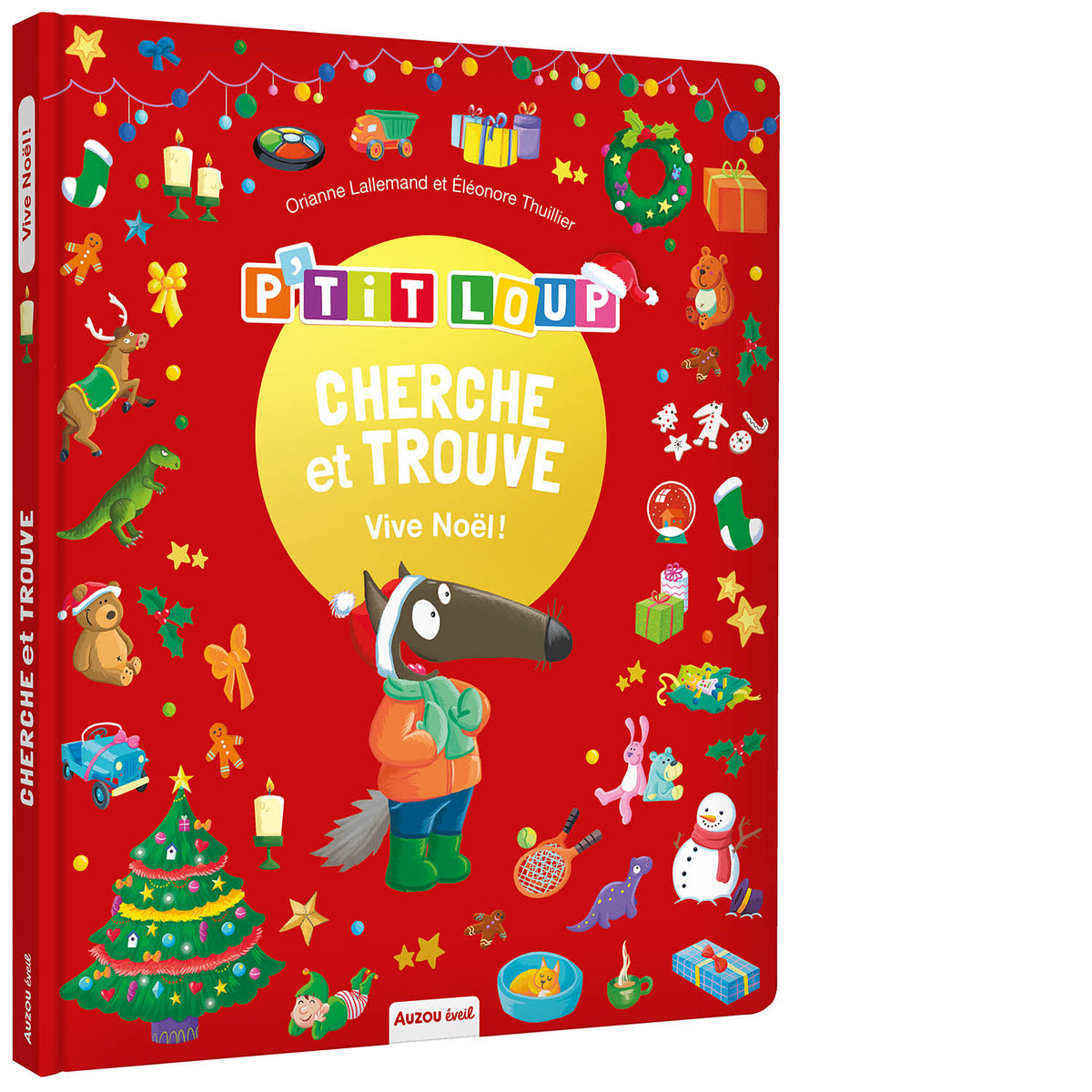 Livre - P'tit Loup - Cherche et Trouve : Vive Noël