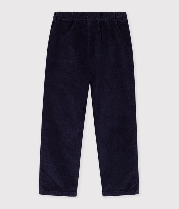 Petit Bateau - Pantalon droit enfant en velours