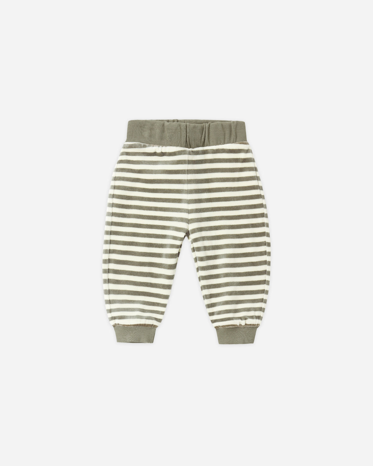 Quincy Mae - Spruce Velour Casual Pants