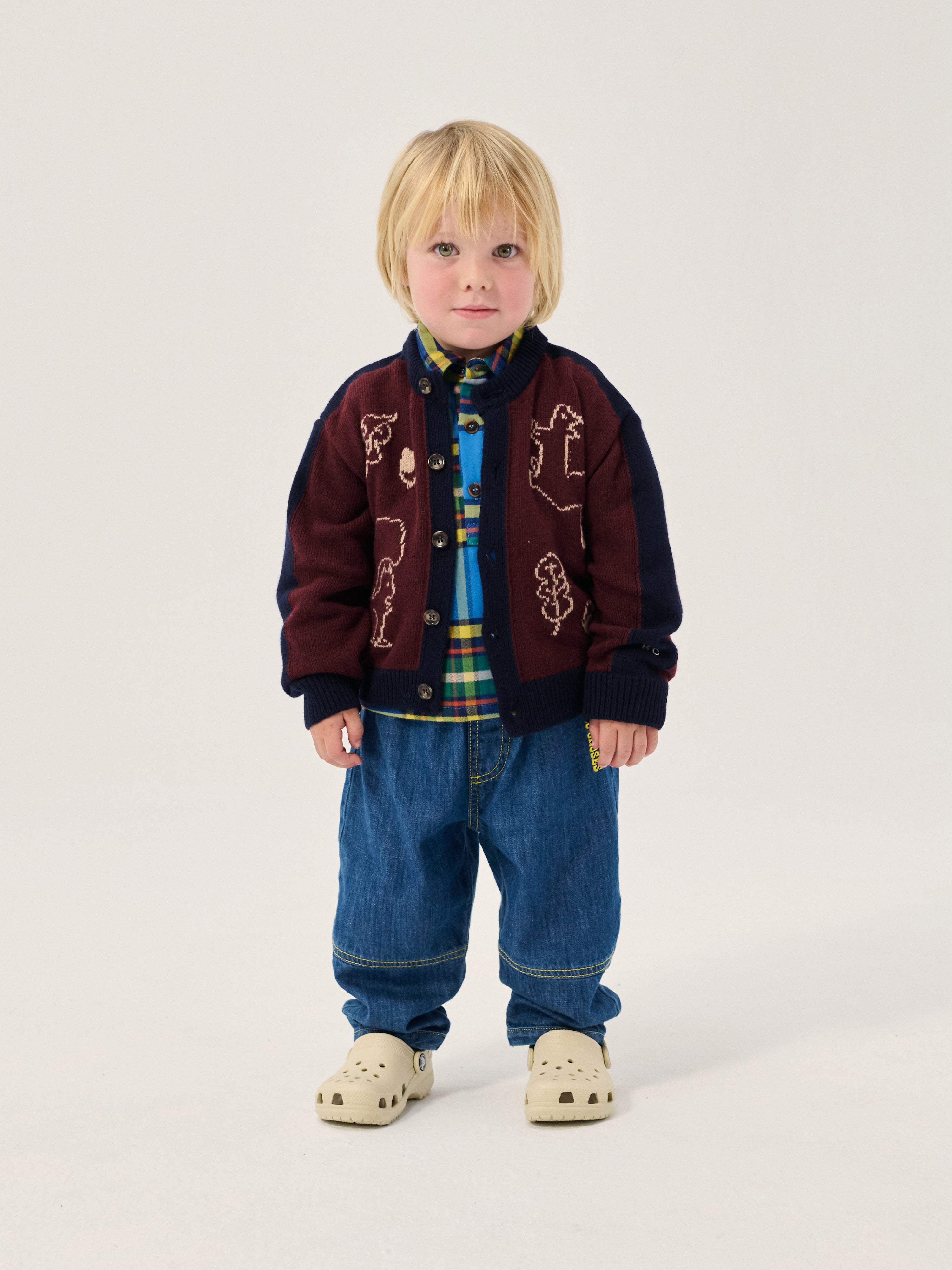 Bobo Choses - Pantalon en jean-Taxi Saurus (Bébé)