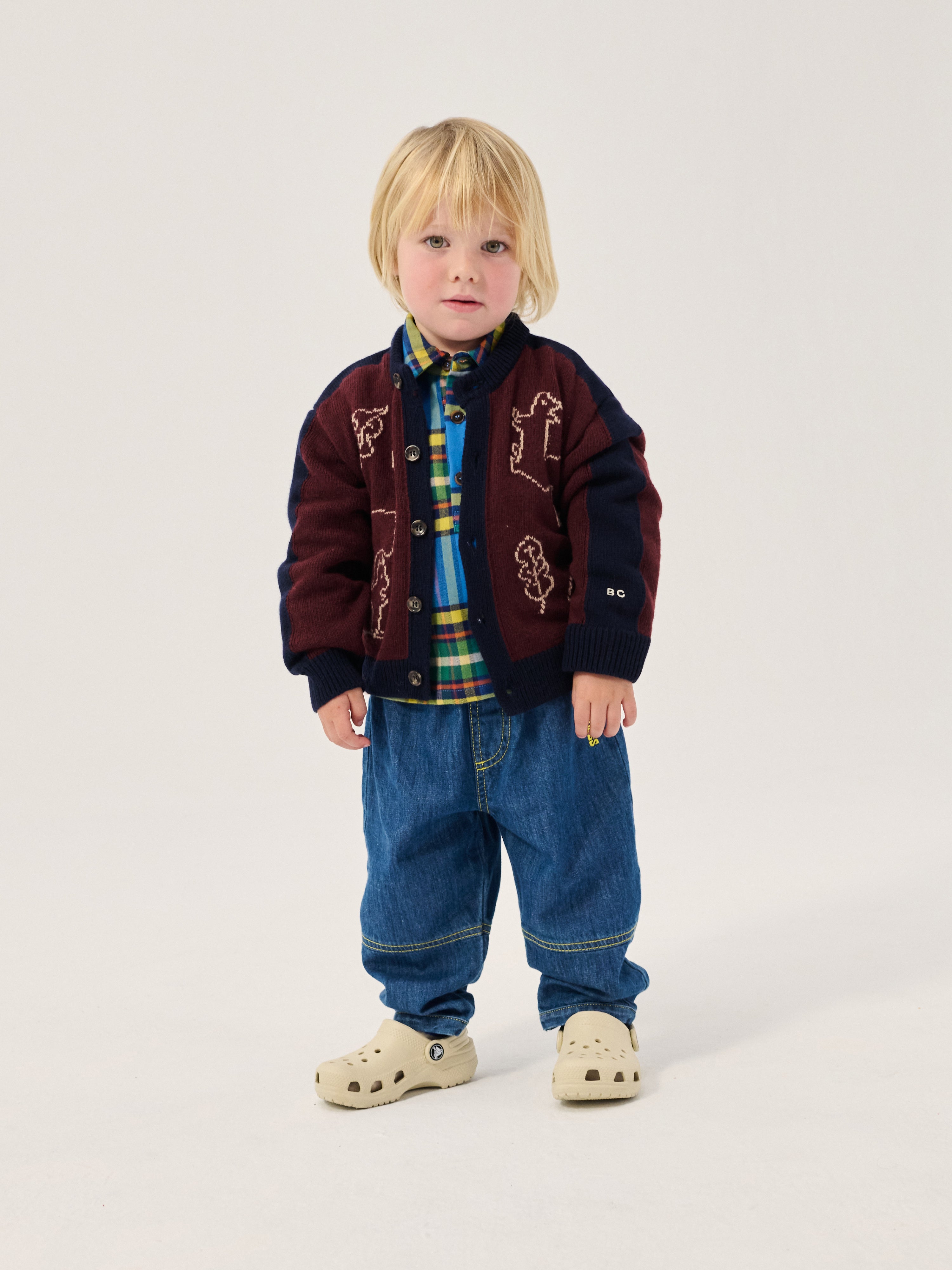 Bobo Choses - Pantalon en jean-Taxi Saurus (Bébé)