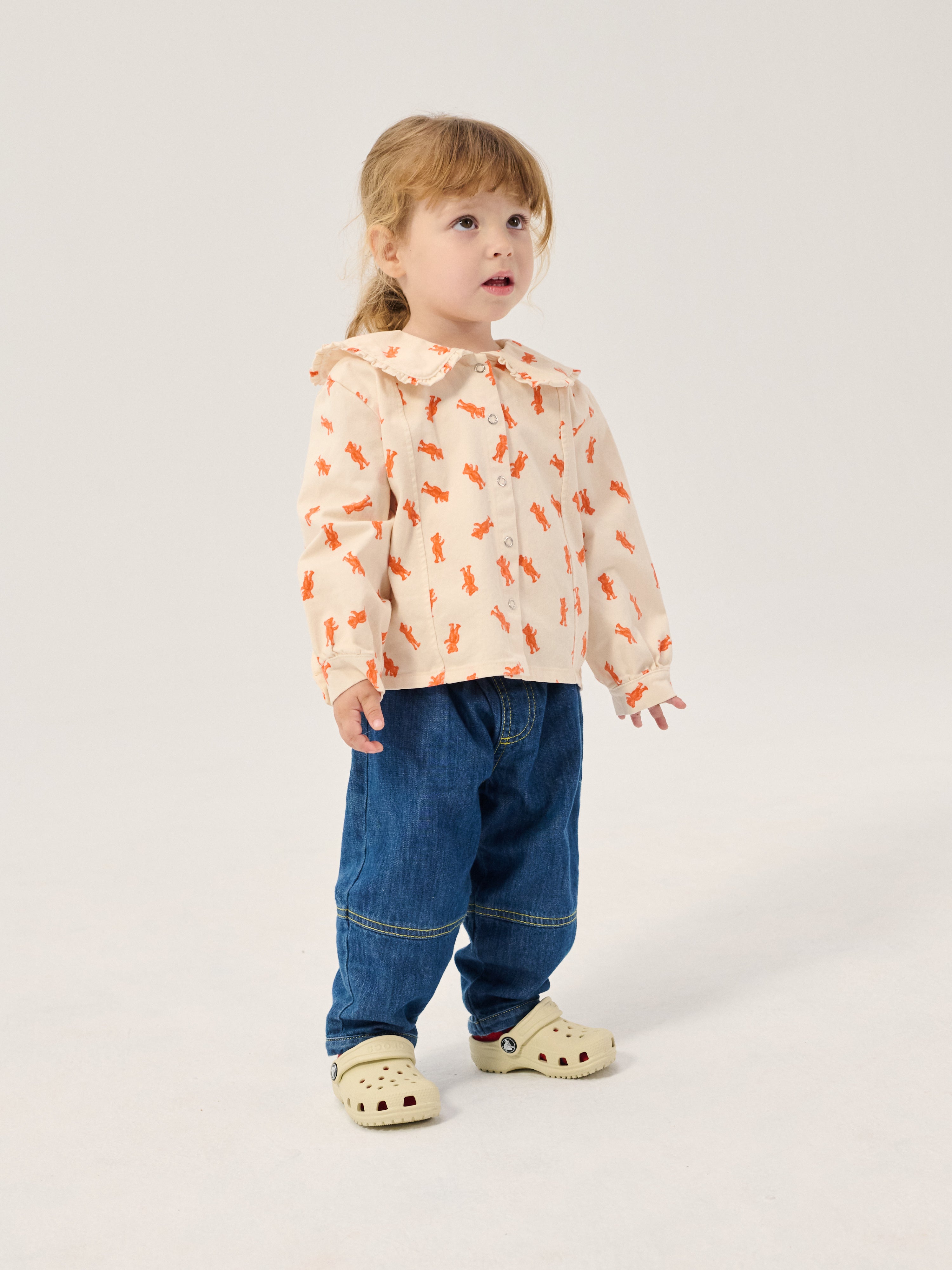 Bobo Choses - Pantalon en jean-Taxi Saurus (Bébé)