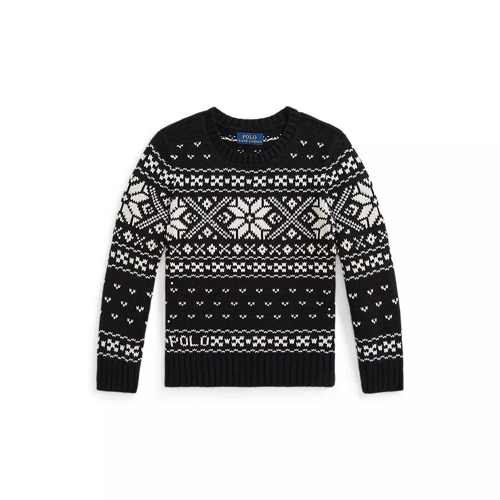 Polo Ralph Lauren - Pull en coton à flocons de neige