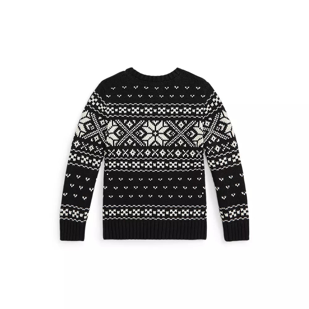 Polo Ralph Lauren - Pull en coton à flocons de neige
