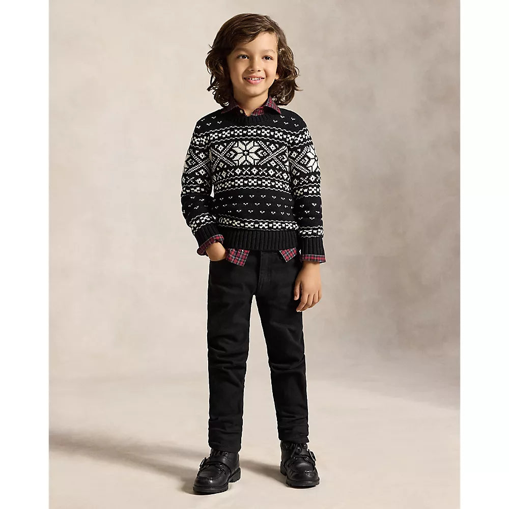 Polo Ralph Lauren - Pull en coton à flocons de neige