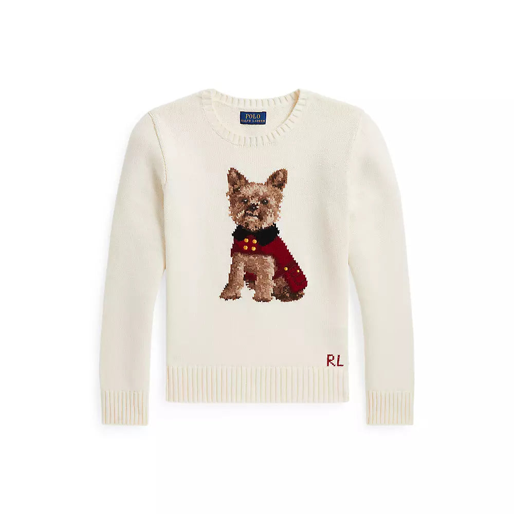 Polo Ralph Lauren - Dog-pattern cotton sweater