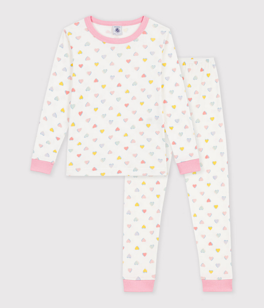 Petit Bateau - Pyjama très ajusté enfant en coton imprimé