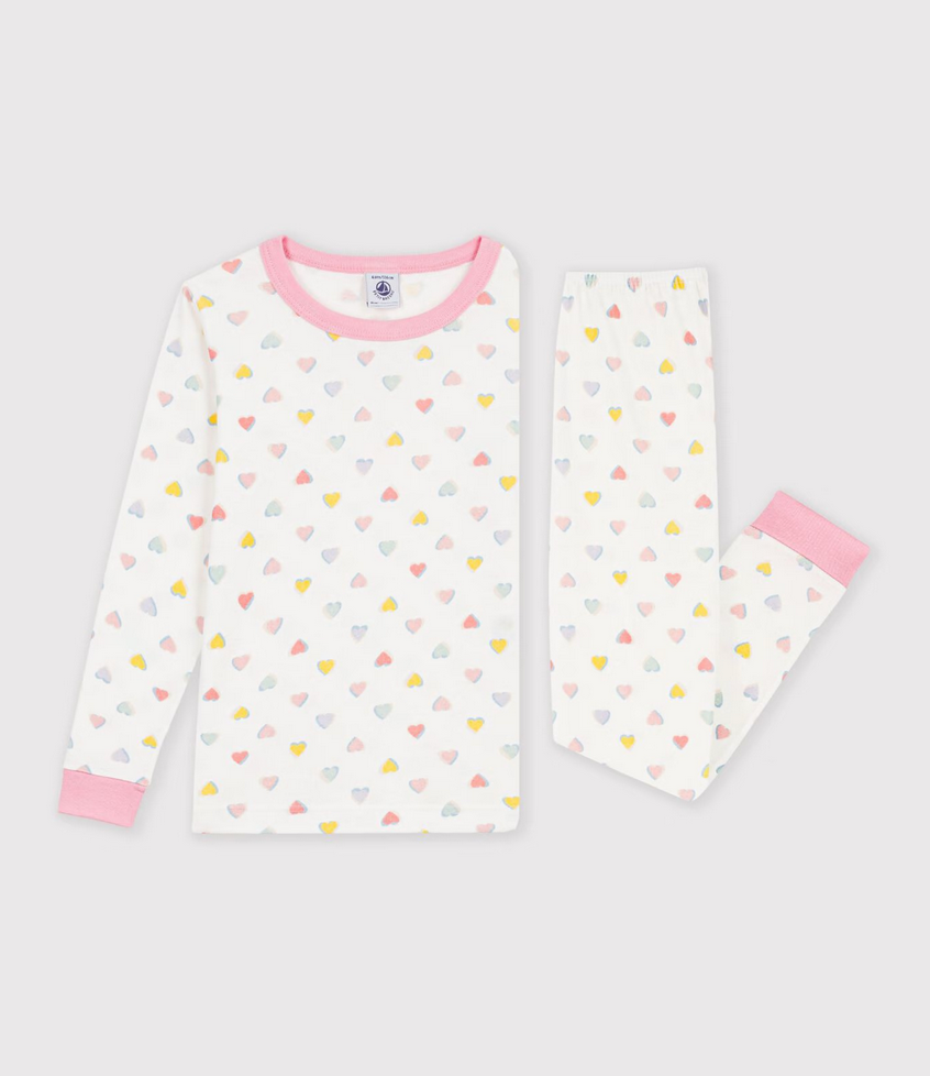 Petit Bateau - Pyjama très ajusté enfant en coton imprimé