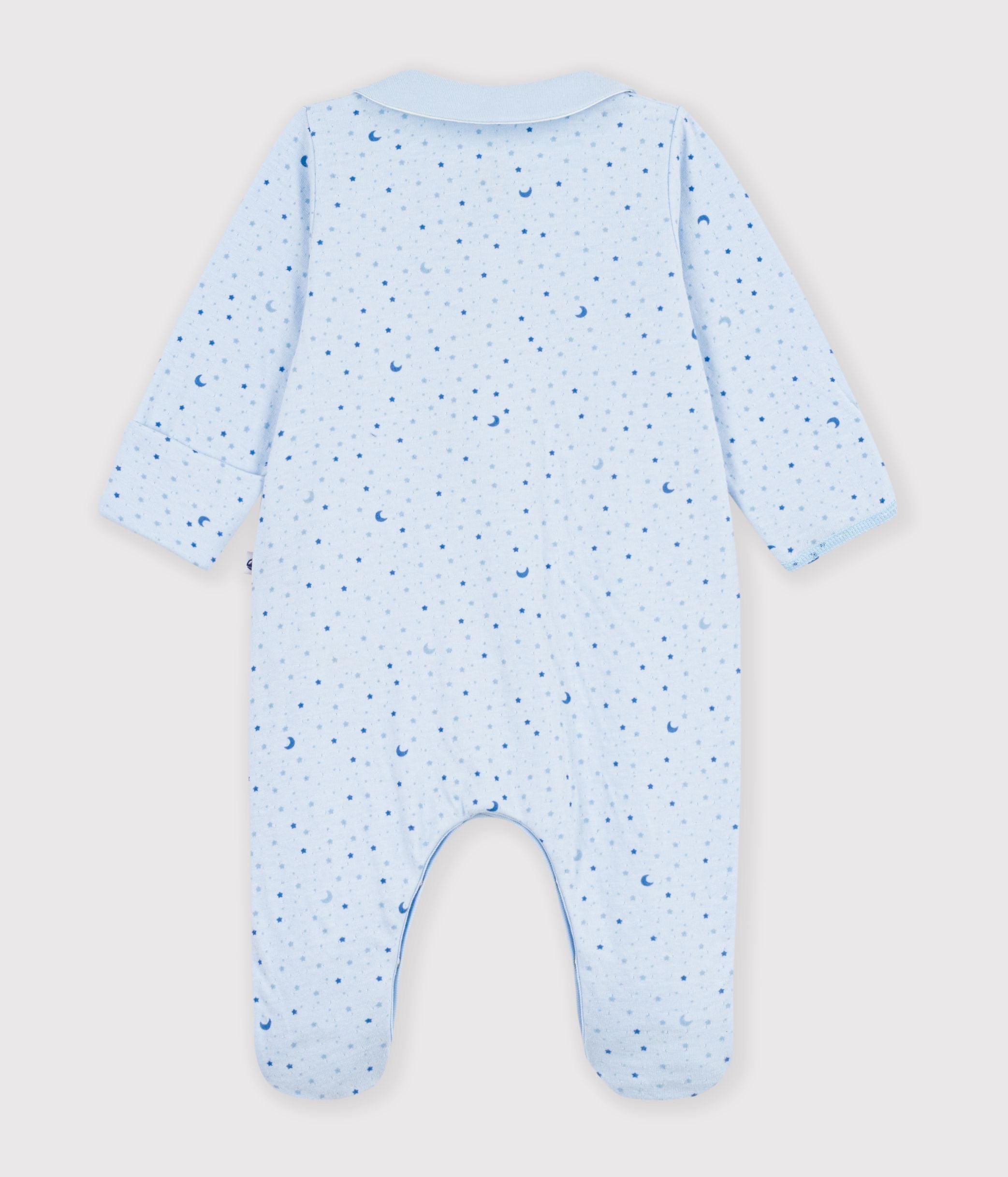 Petit Bateau - Pyjama bébé en tubique imprimé étoile