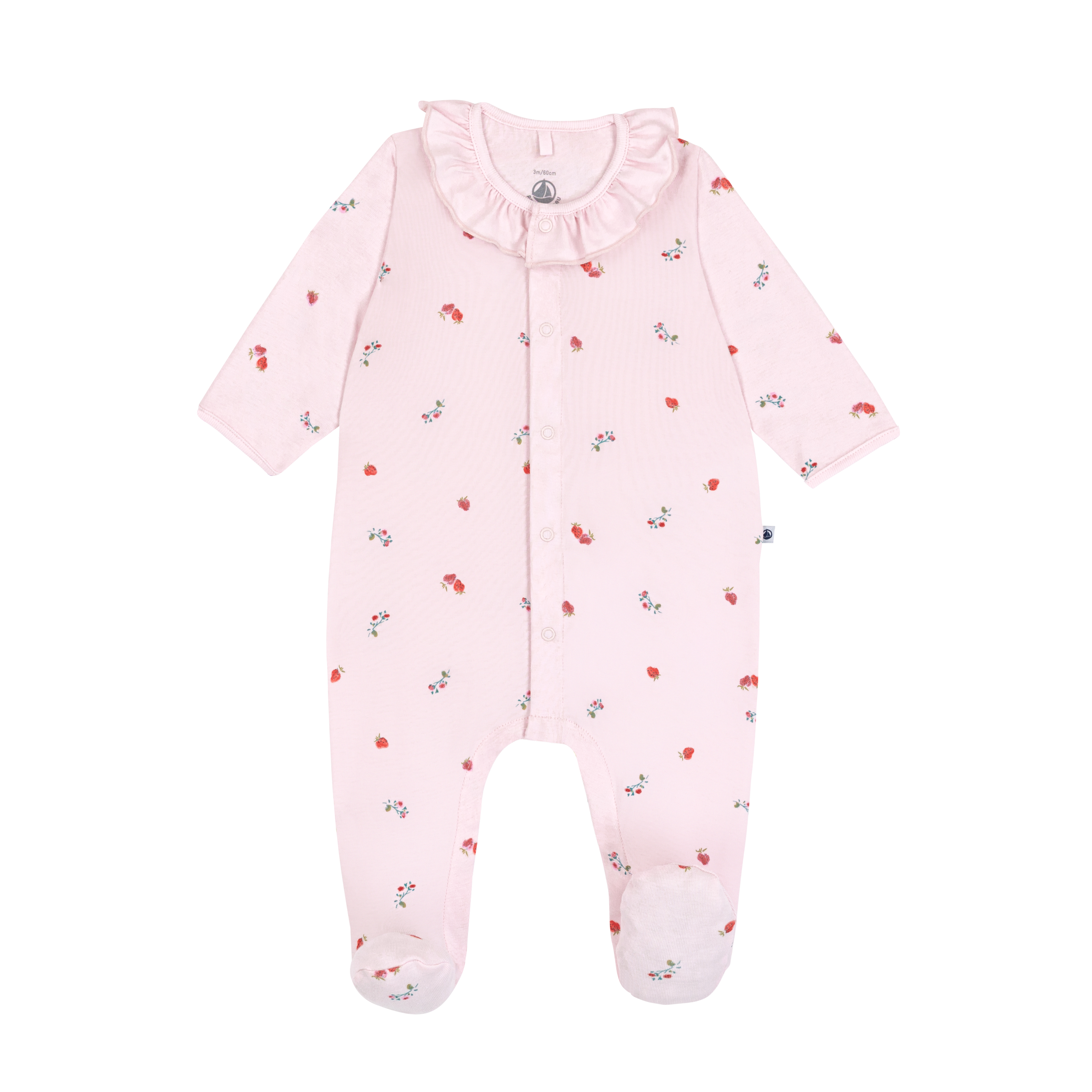 Petit Bateau - Flower Sleepsuit Pyjamas