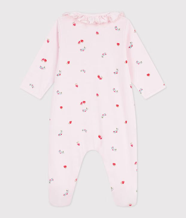 Petit Bateau - Flower Sleepsuit Pyjamas