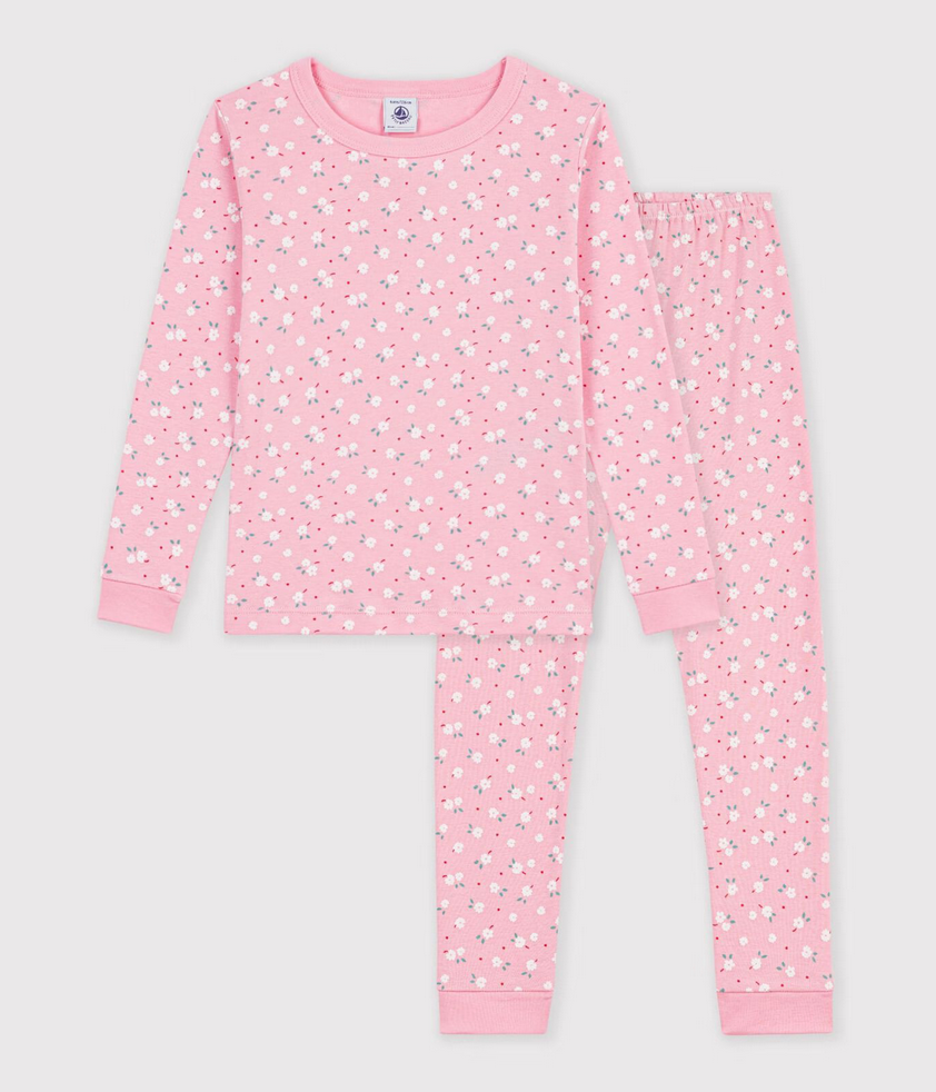 Petit Bateau - Pyjama très ajusté enfant en coton imprimé